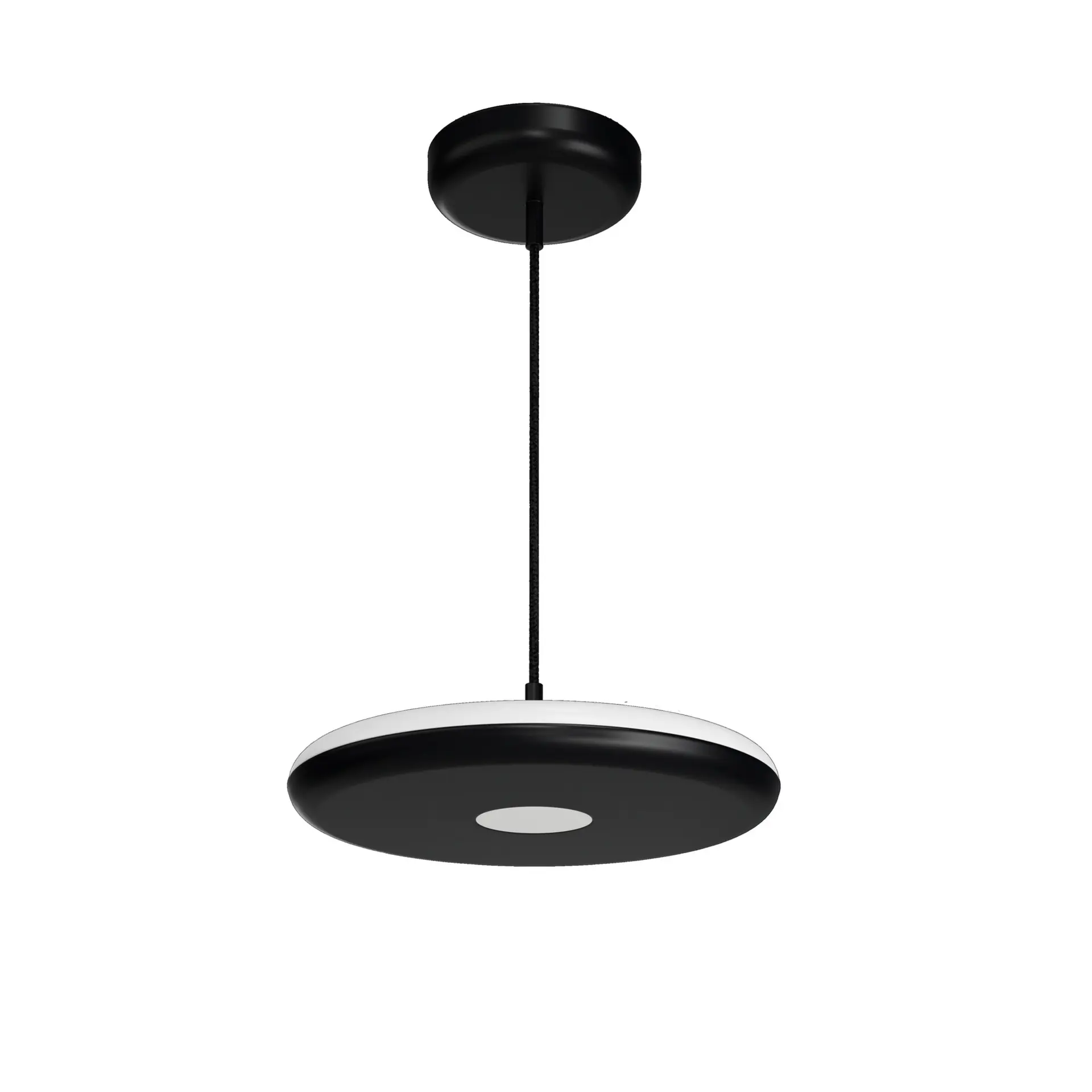 OSMONT ZET60074 ZETA ST1 PF závěsné plastové svítidlo černá IP40 3000 K 31W LED
