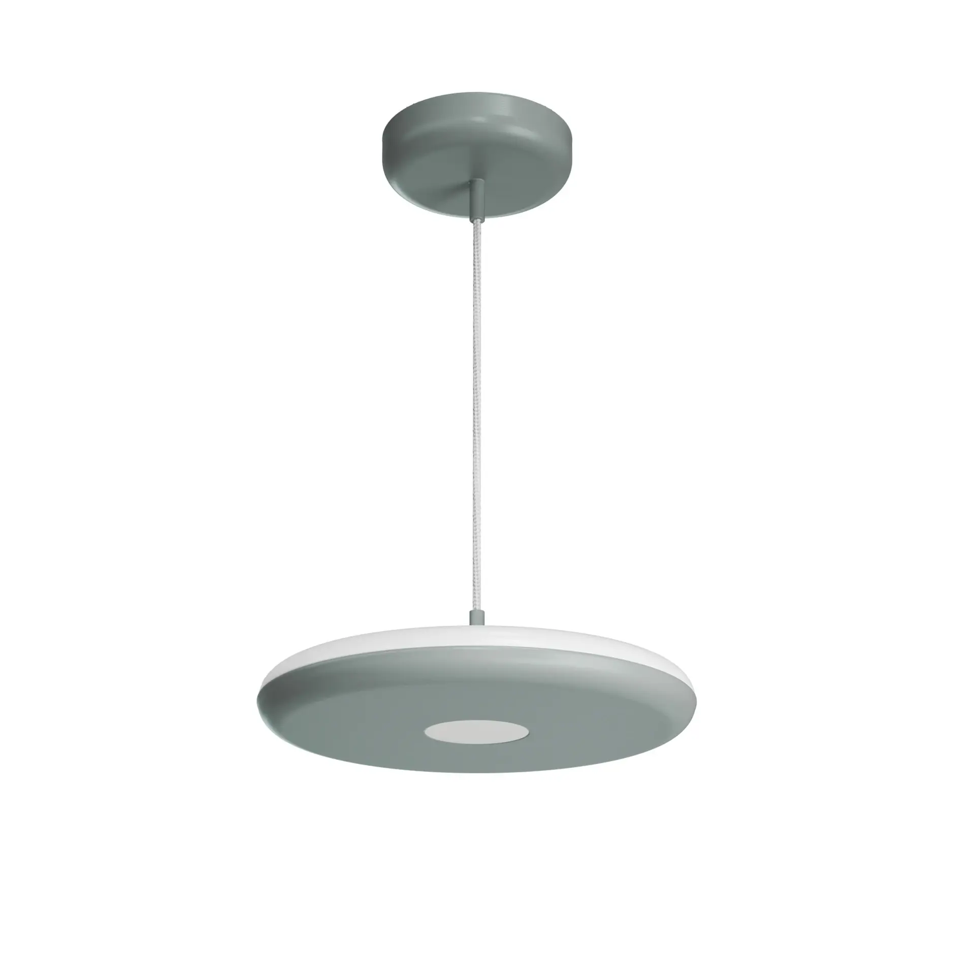 OSMONT ZET60076 ZETA ST1 PF závěsné plastové svítidlo šedá / bílá IP40 3000 K 31W LED