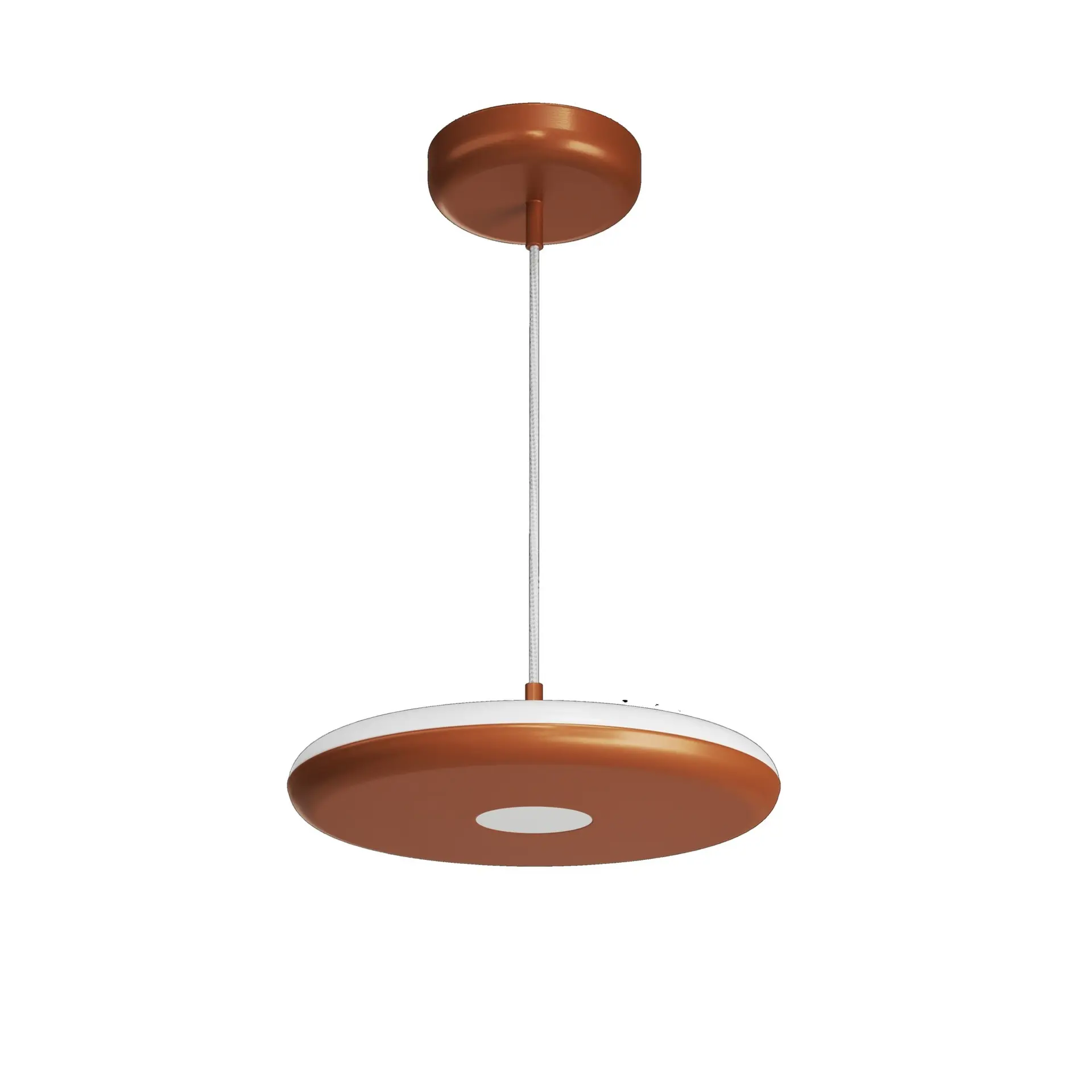 OSMONT ZET60082 ZETA ST1 PF závěsné plastové svítidlo terakota / bílá IP40 3000 K 31W LED