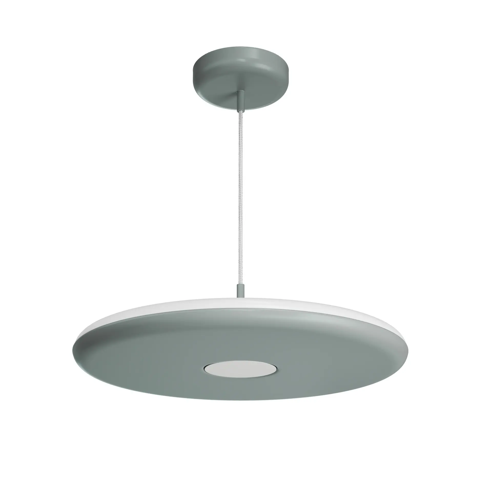 OSMONT ZET60088 ZETA ST2 PF závěsné plastové svítidlo šedá / bílá IP40 3000 K 38W LED