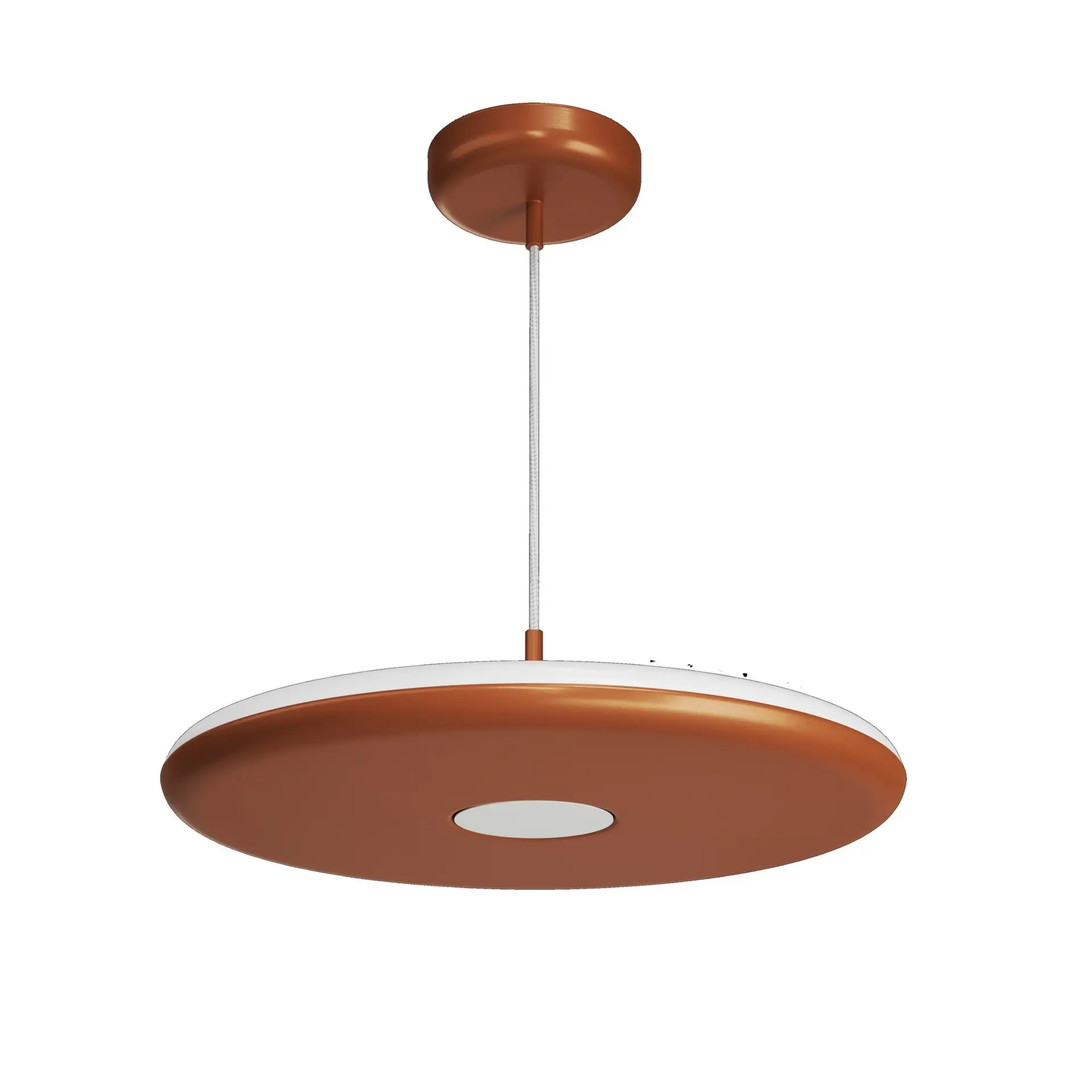 OSMONT ZET60094 ZETA ST2 PF závěsné plastové svítidlo terakota / bílá IP40 3000 K 38W LED