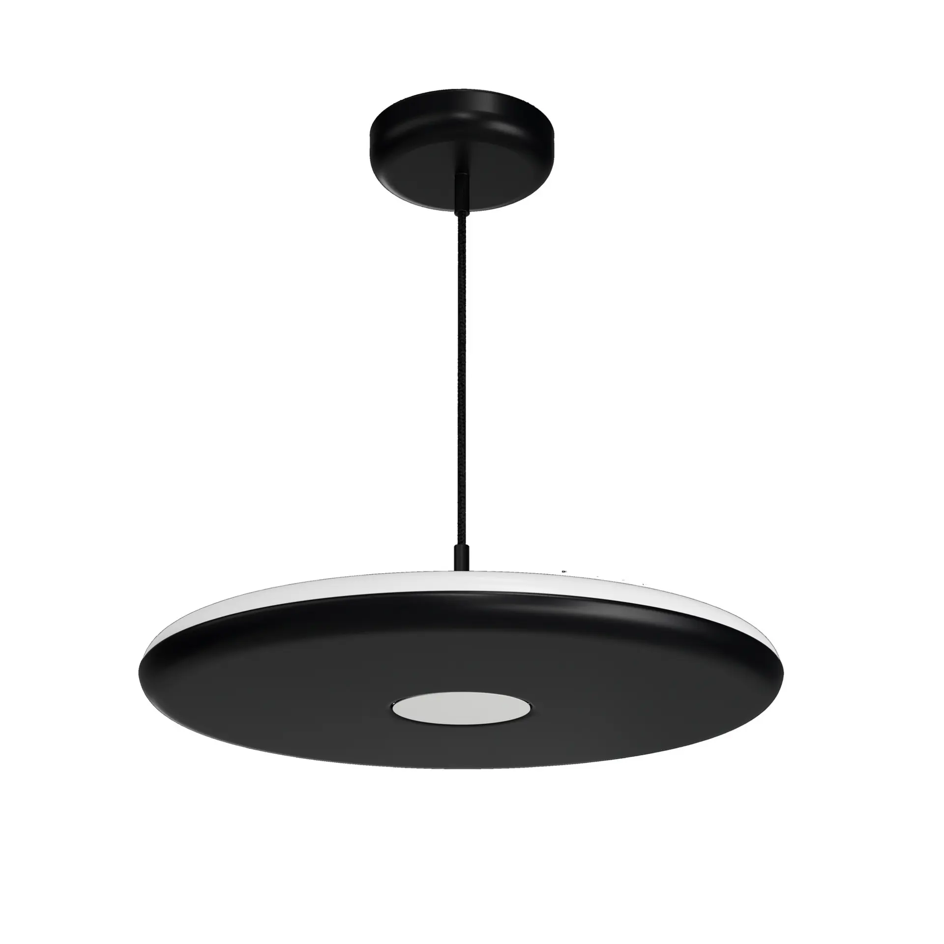OSMONT ZET60586 ZETA ST2 PF závěsné plastové svítidlo černá IP40 4000 K 38W LED