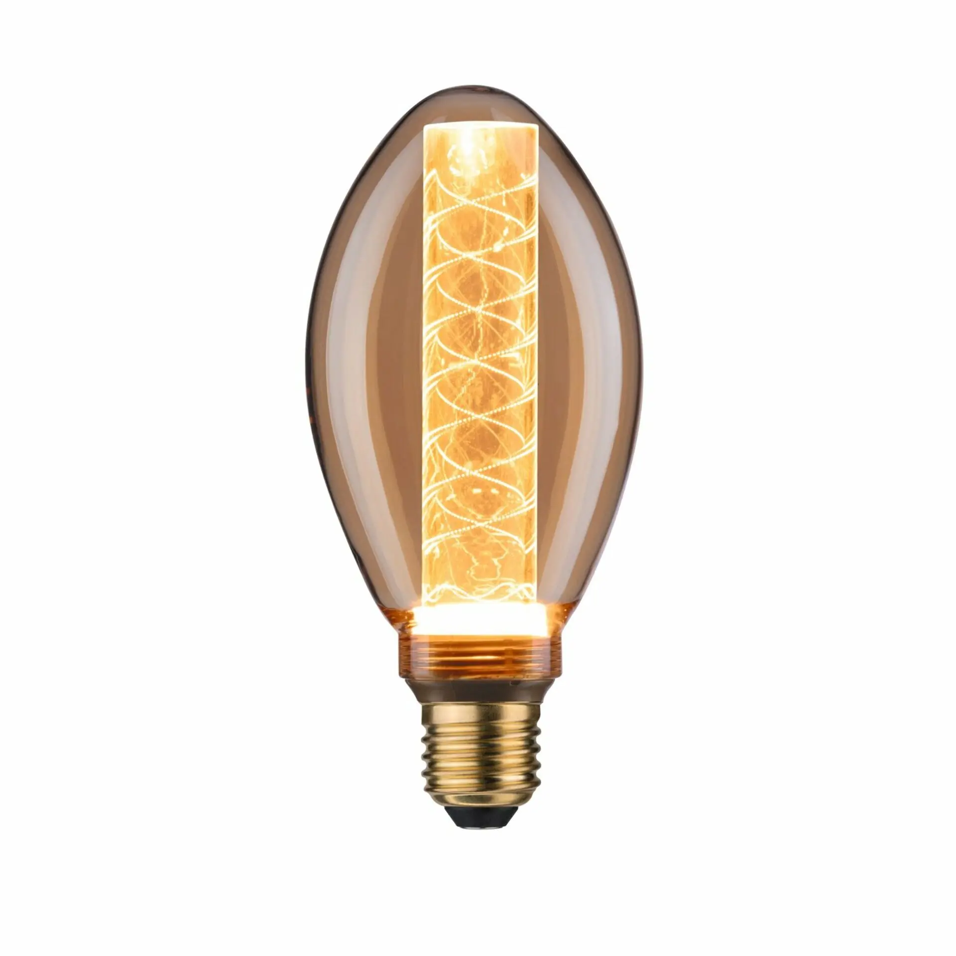 P 28600 LED Vintage žárovka B75 Inner Glow 4W E27 zlatá s vnitřní spirálou - PAULMANN