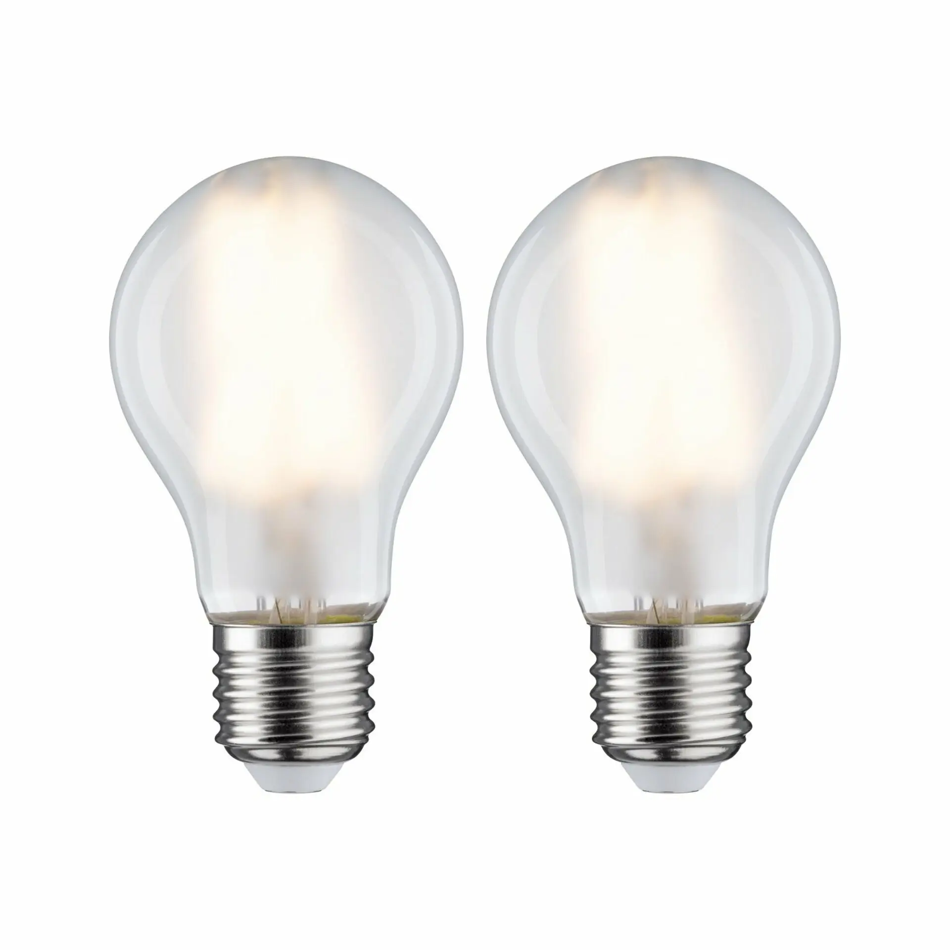 P 28642 LED žárovka 7 W E27 mat teplá bílá 2ks-sada - PAULMANN