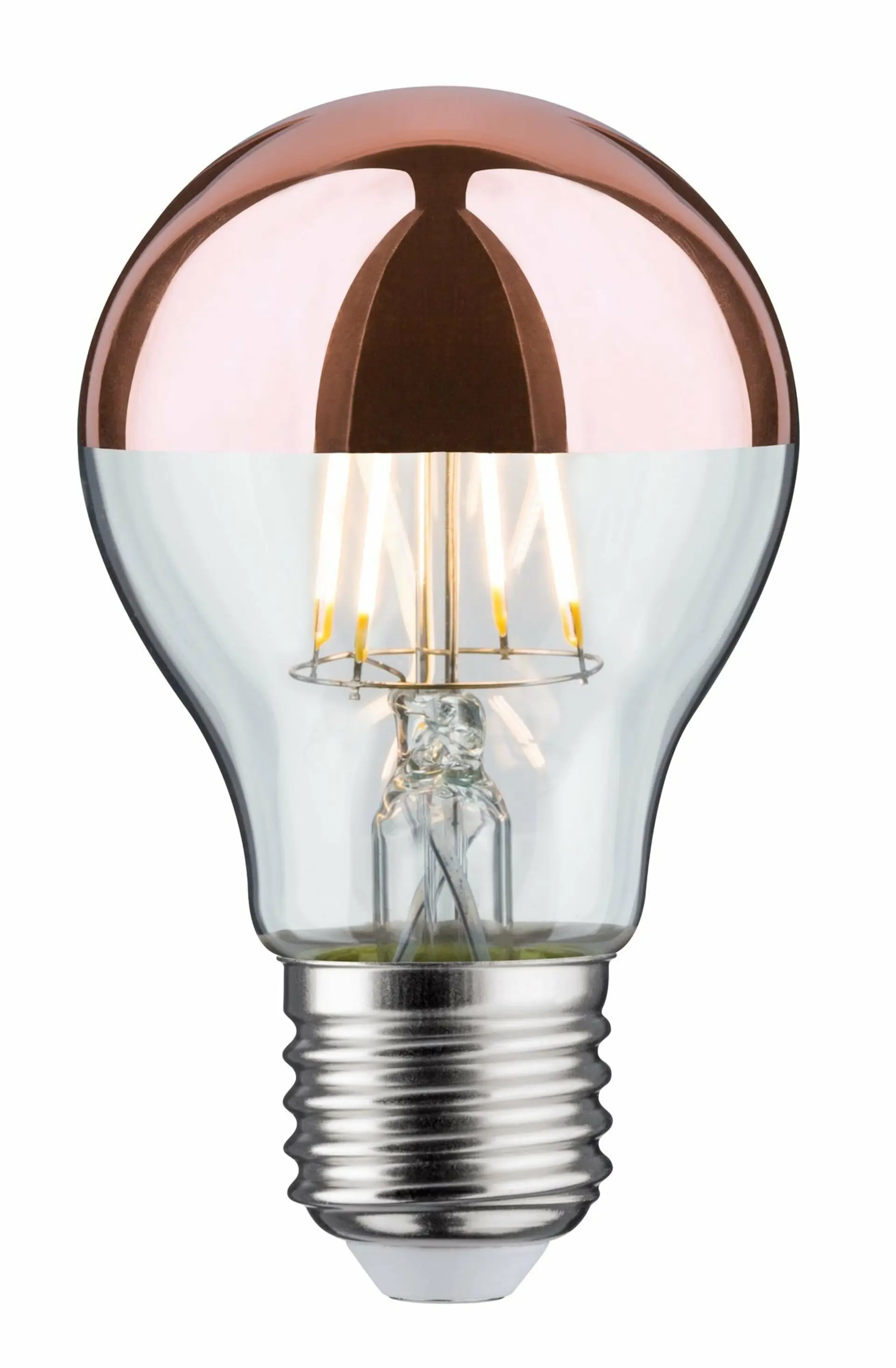 P 28671 LED žárovka 6,5 W E27 zrcadlový svrchlík měď teplá bílá - PAULMANN
