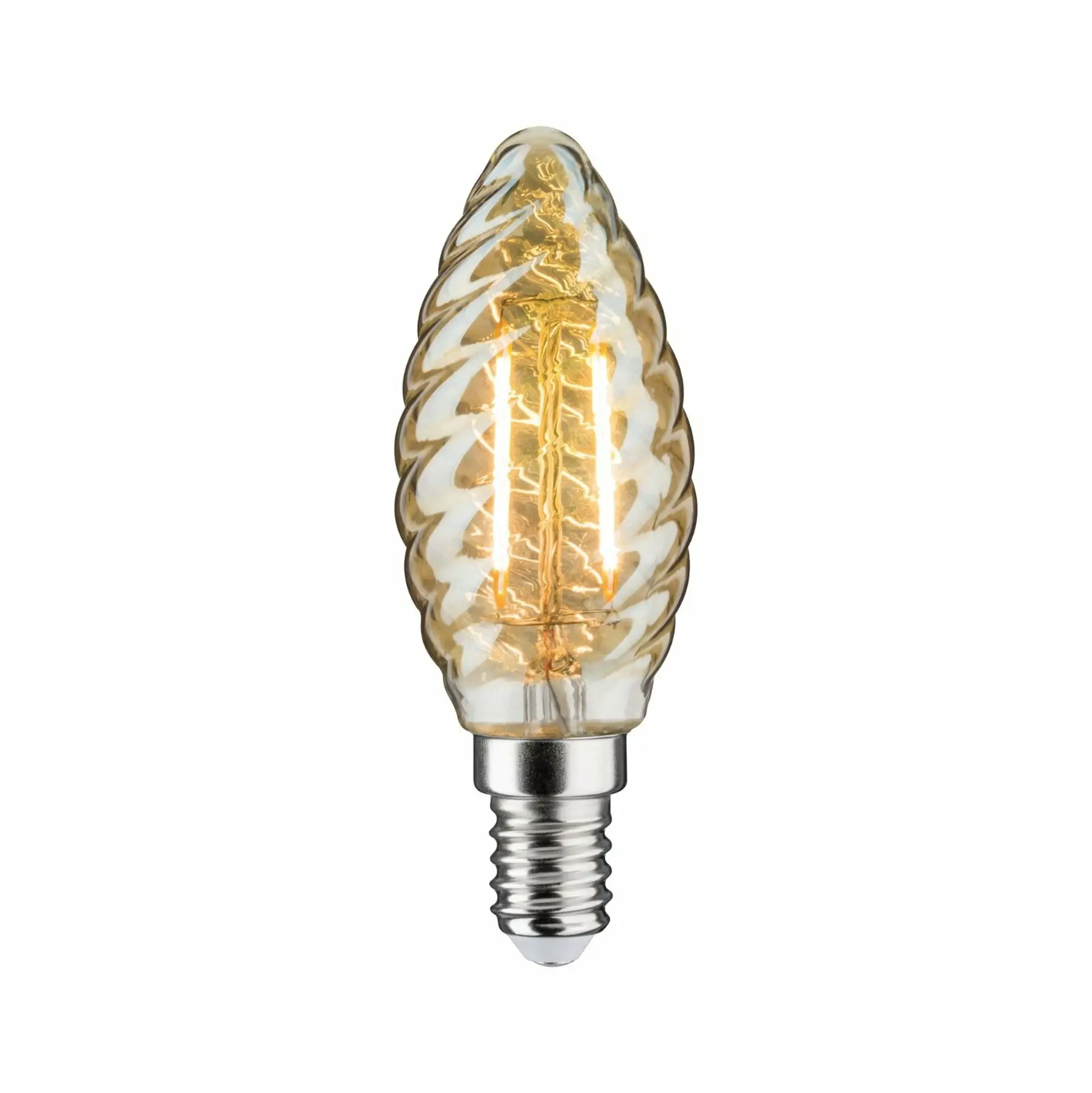 P 28708 LED svíčka 2,6 W E14 zlatá zlaté světlo - PAULMANN