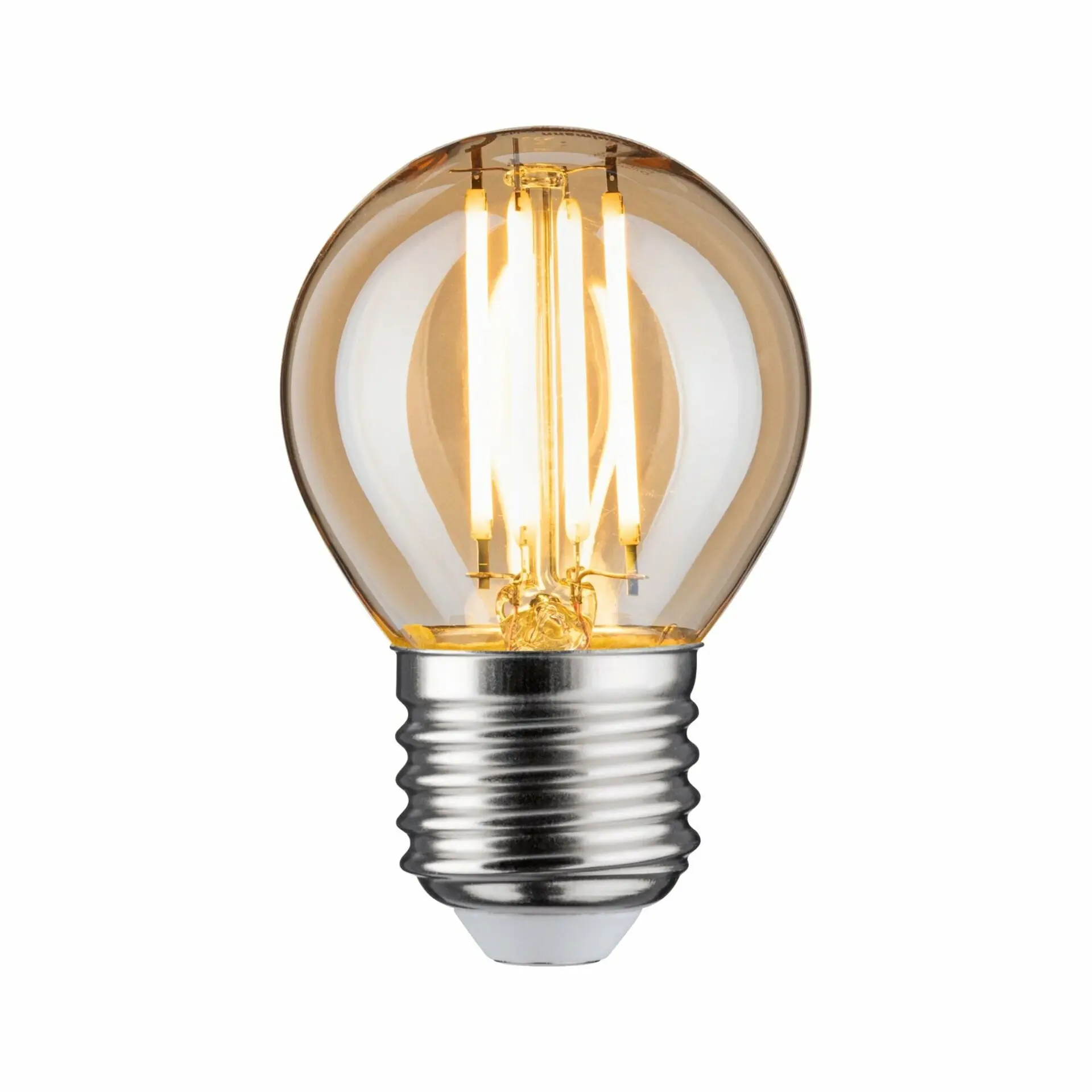 P 28713 LED kapka 4,7 W E27 zlatá zlaté světlo stmívatelné - PAULMANN