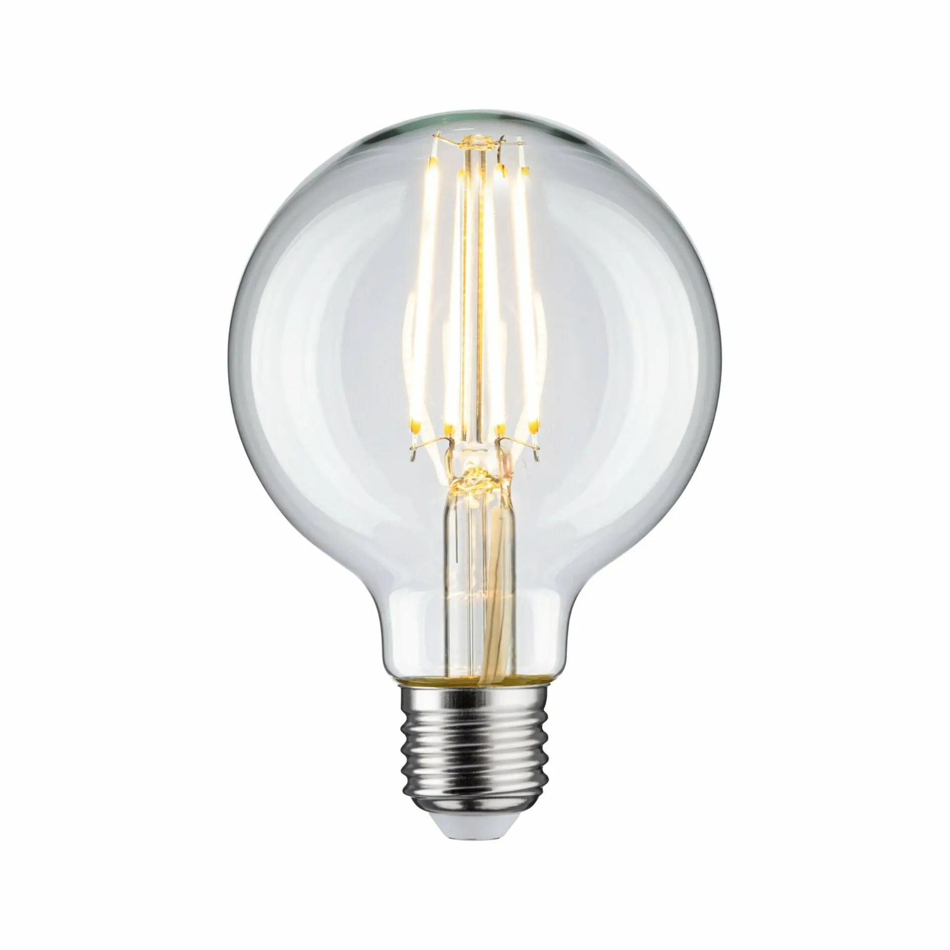 P 28956 Filament 230V LED Globe G80 E27 7,5W 2700K čirá - PAULMANN