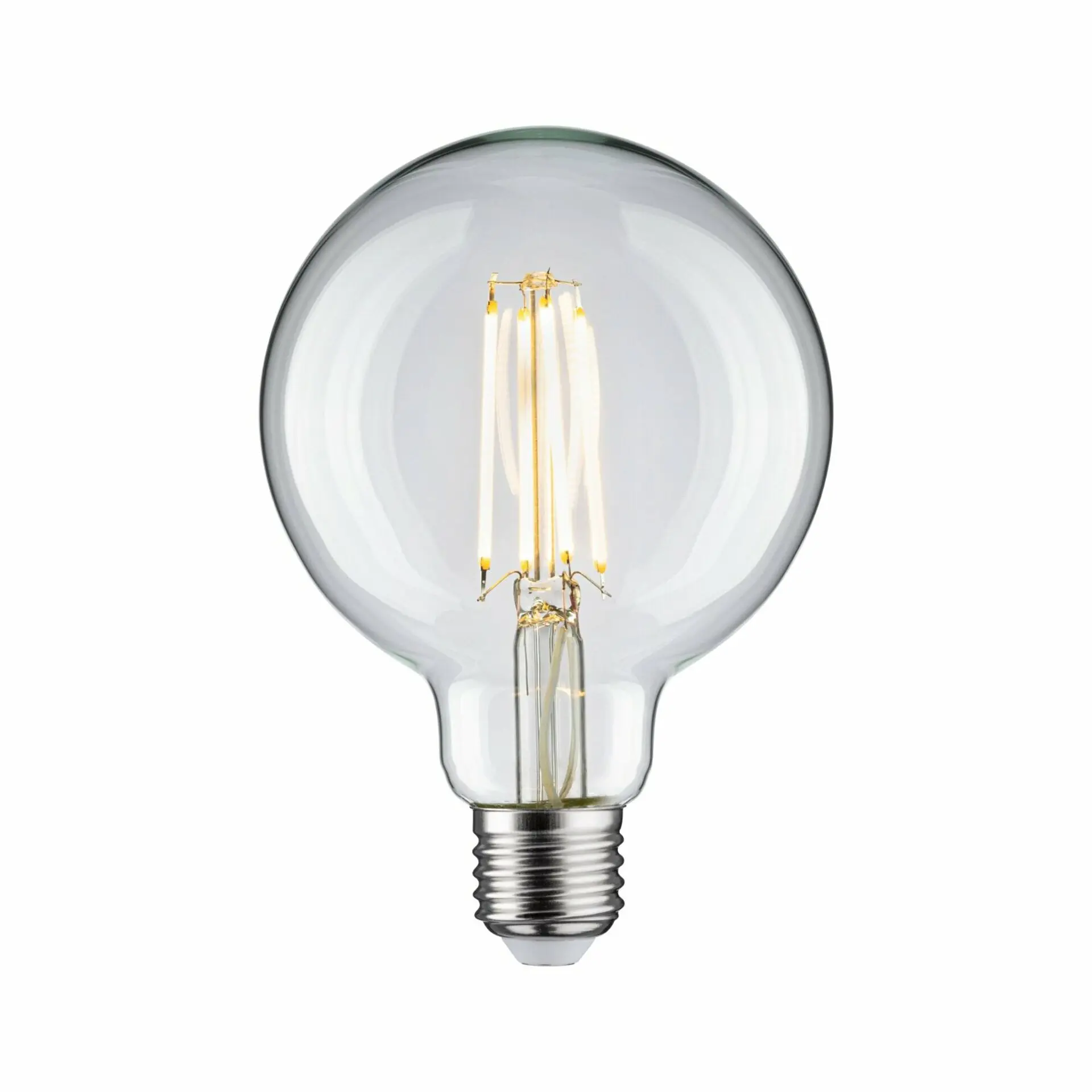 P 28957 Filament 230V LED Globe G95 E27 7,5W 2700K čirá - PAULMANN