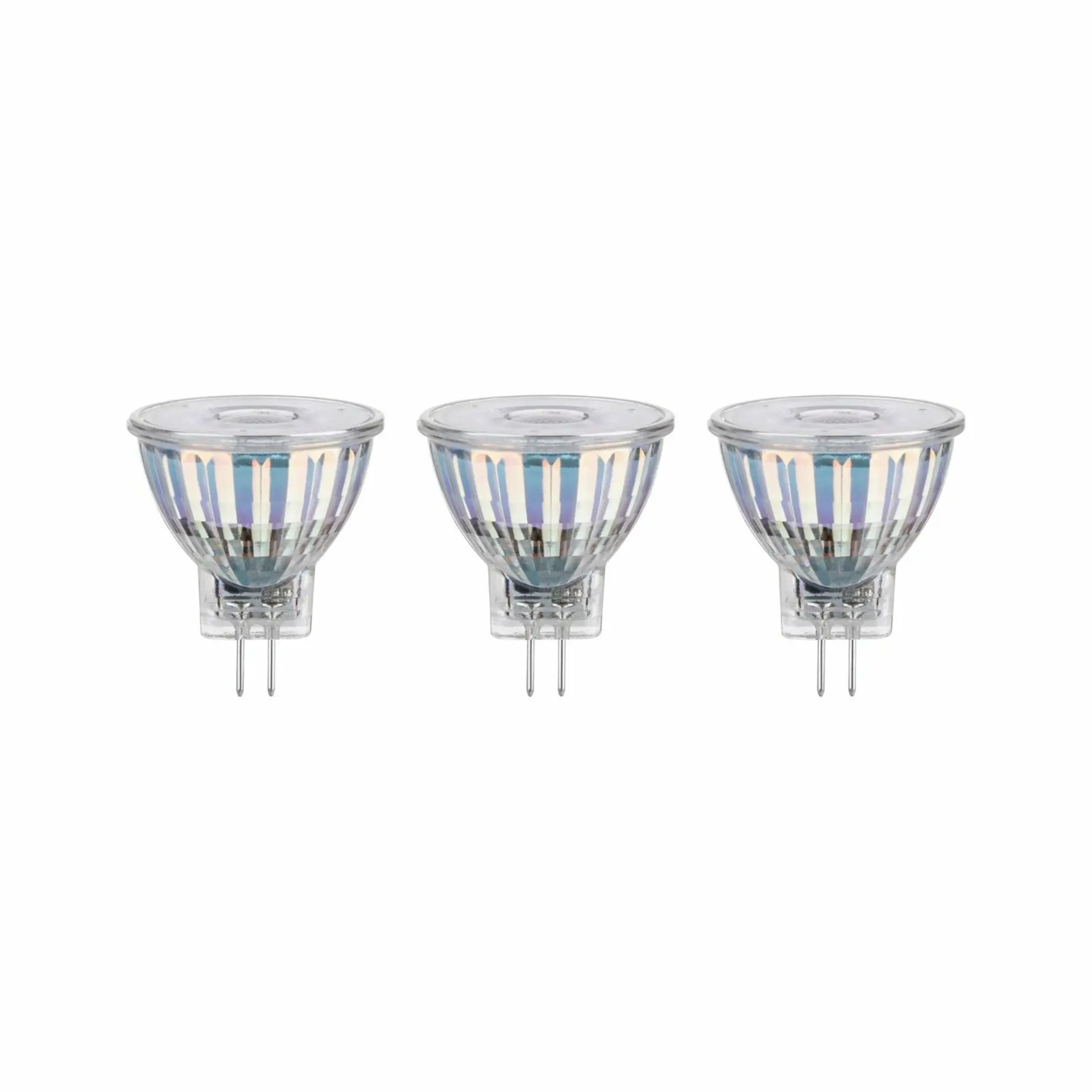 P 29140 Standard 12V LED reflektor GU4 3x4,2W 2700K stříbrná - PAULMANN
