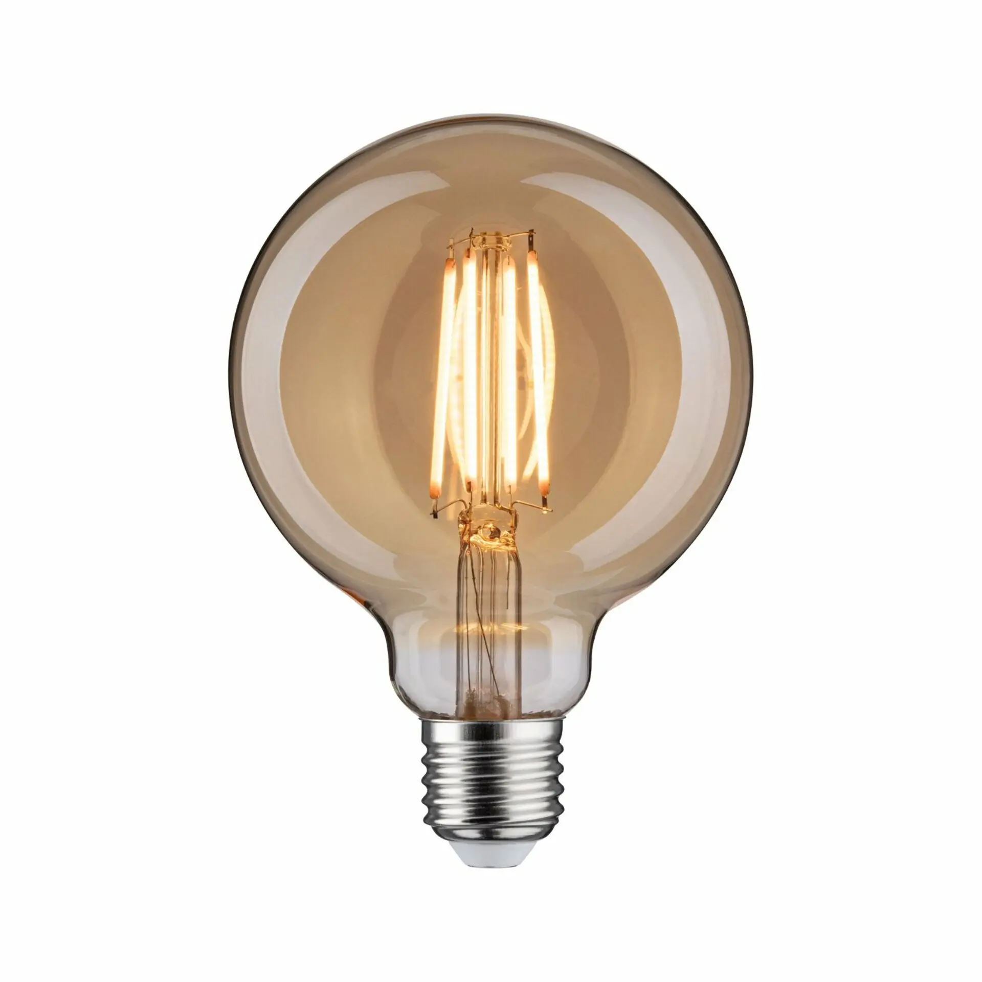 P 29189 1879 Filament 230V 3-krokové-stmívatelné LED Globe G95 E27 6W 1800K stmívatelné zlatá - PAULMANN