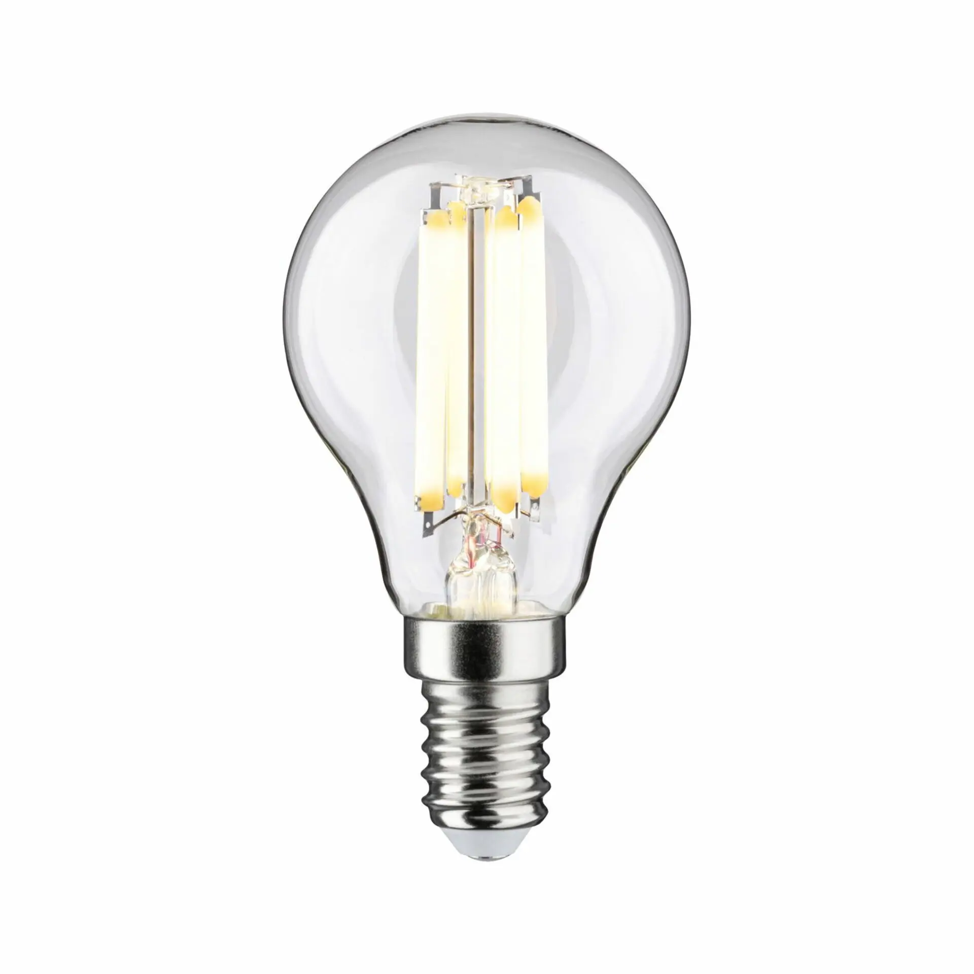 P 29197 Eco-Line Filament 230V LED kapka E14 82mm 2,5W 3000K čirá - PAULMANN