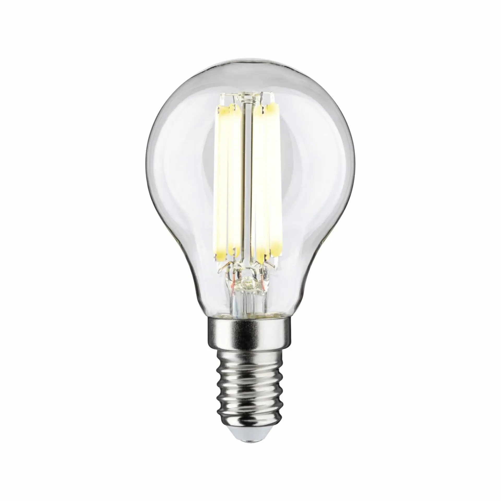 P 29198 Eco-Line Filament 230V LED kapka E14 82mm 2,5W 4000K čirá - PAULMANN
