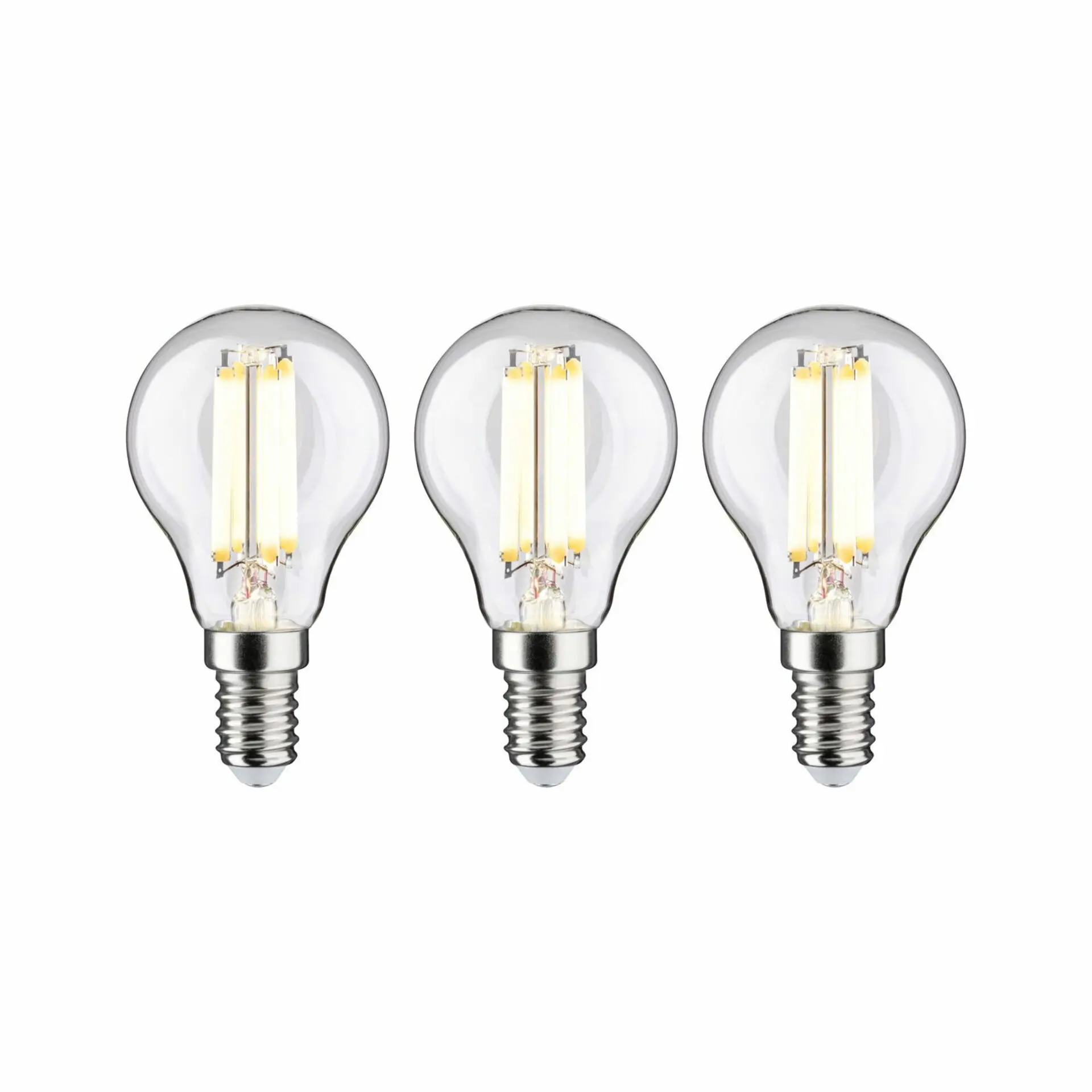 P 29200 Eco-Line Filament 230V LED kapka E14 3ks-sada 82mm 2,5W 3000K čirá - PAULMANN