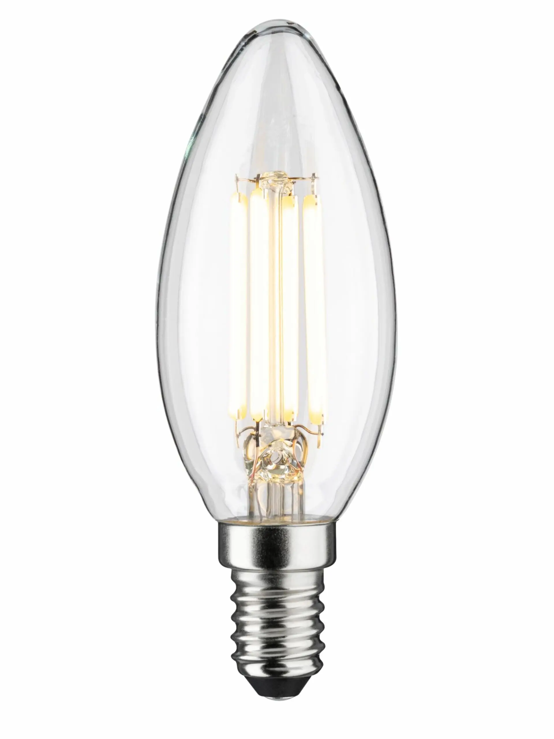 P 29201 Eco-Line Filament 230V LED svíčka E14 4W 3000K čirá - PAULMANN