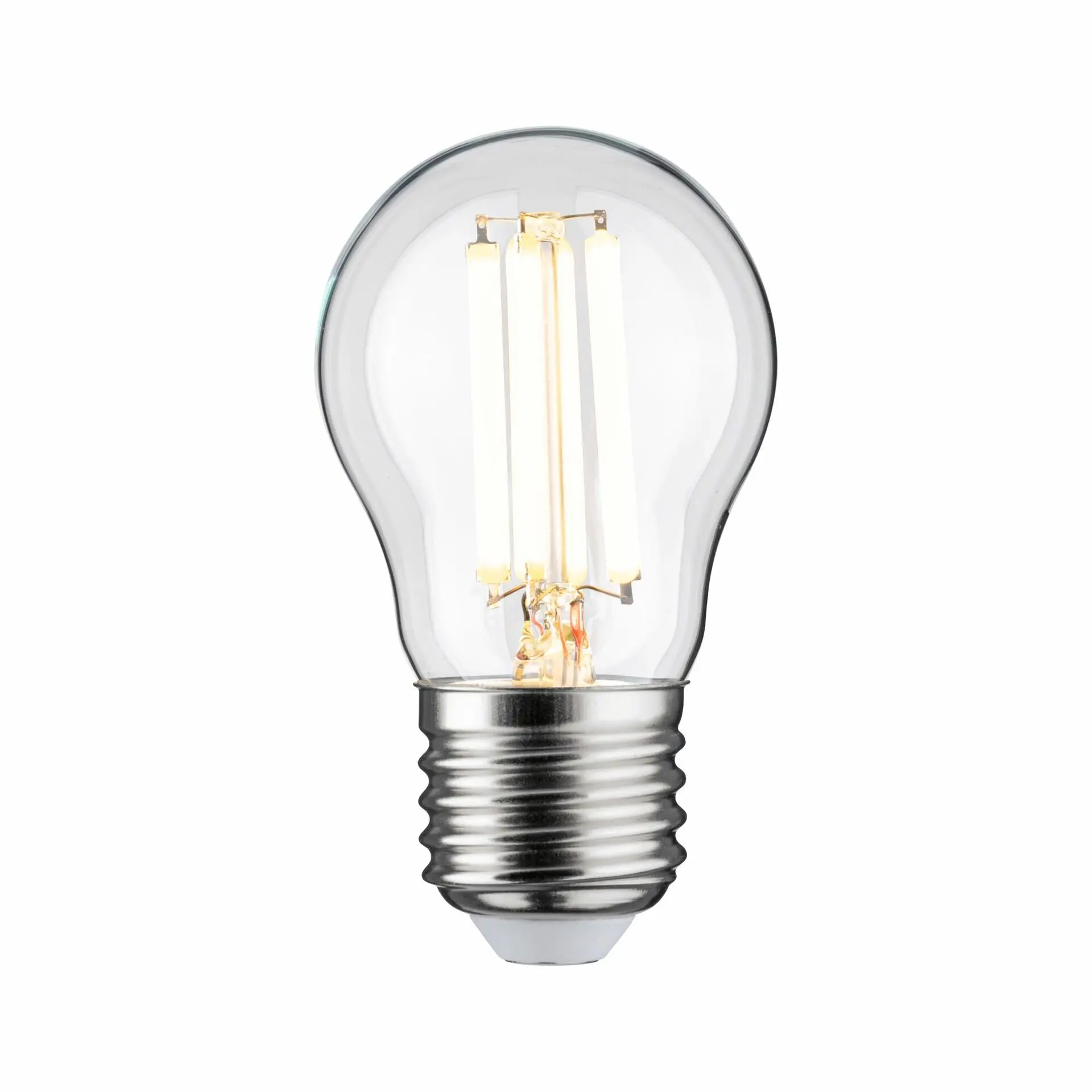 P 29212 Eco-Line Filament 230V LED kapka E27 80 mm 4W 3000K čirá - PAULMANN