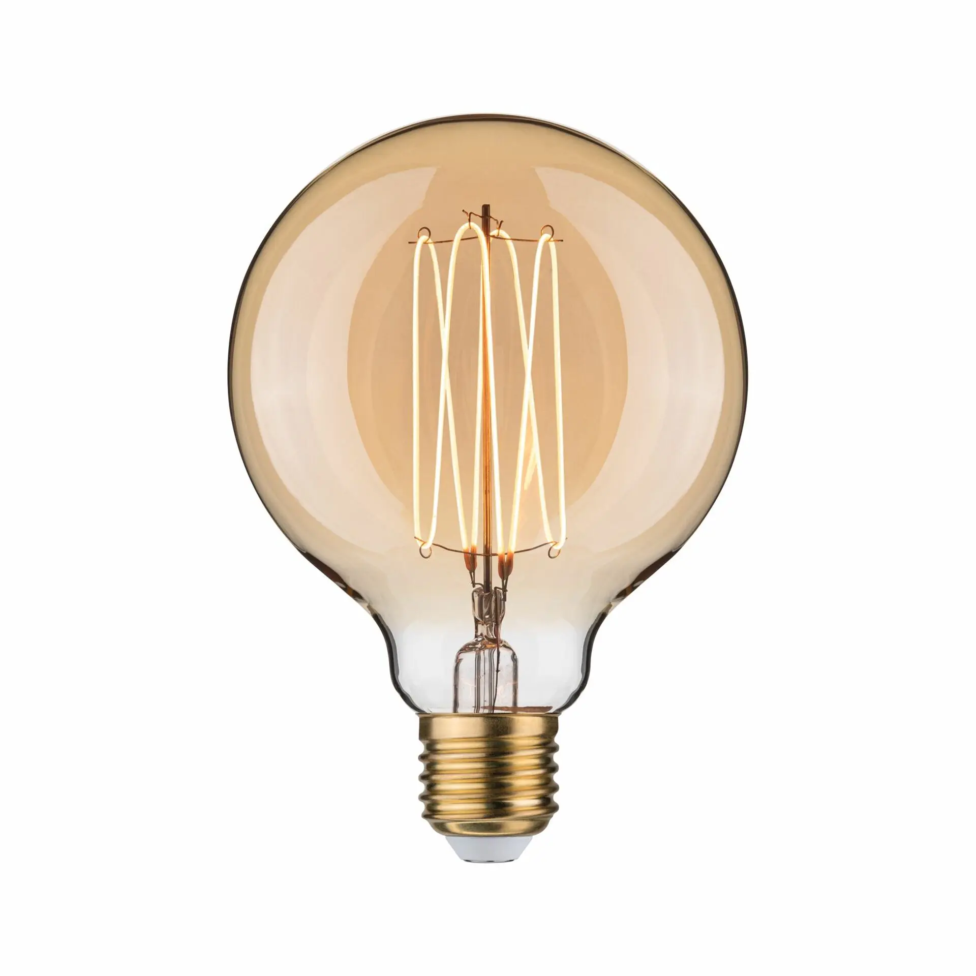 P 29245 Rustic Shine Standard 230V LED Globe E27 Filament I-Form 4,2W 1800K stmívatelné zlatá - PAULMANN