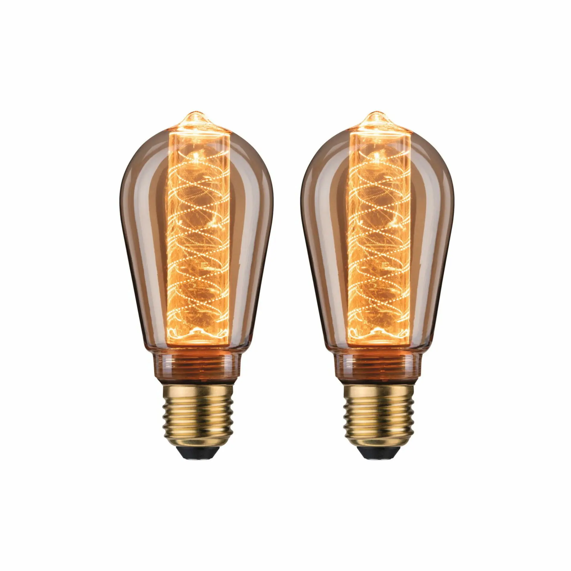 P 5068 Inner Glow Edition sada LED žárovka E27 230V 2x4W 1800K zlatá spirála - PAULMANN