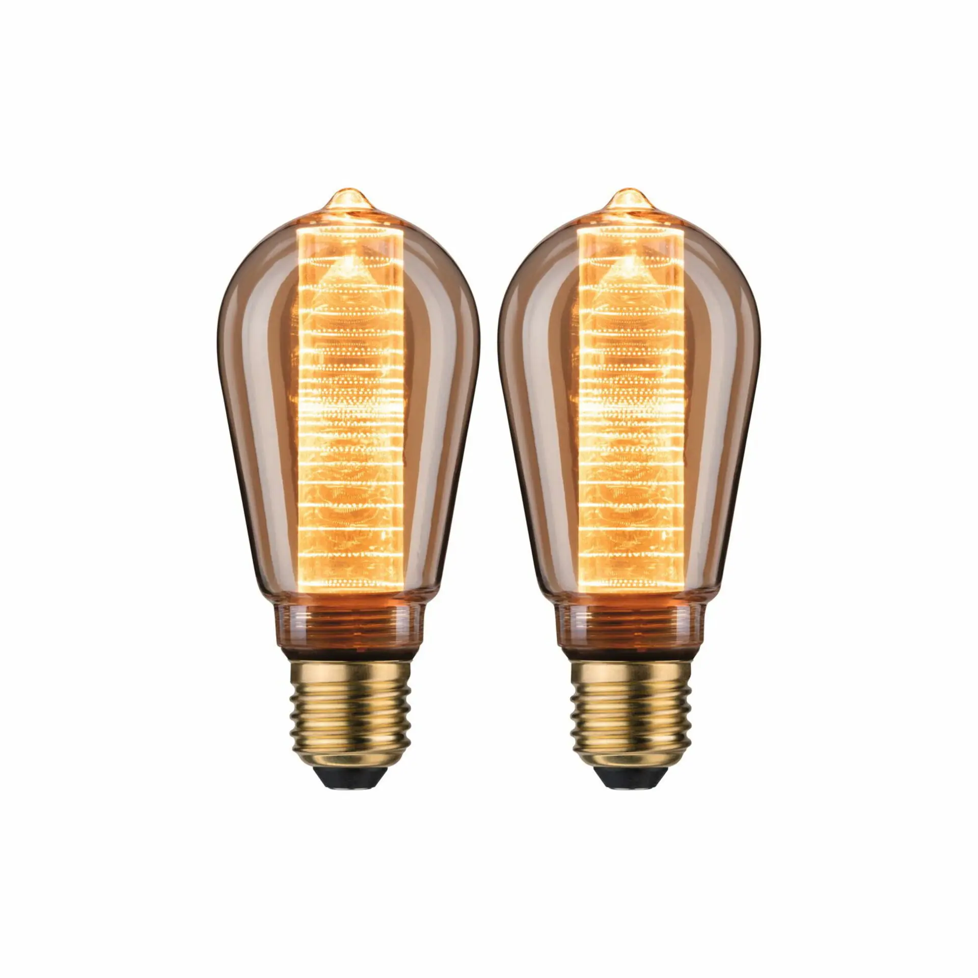 P 5069 Inner Glow Edition sada LED žárovka E27 230V 2x4W 1800K zlatá kroužky - PAULMANN