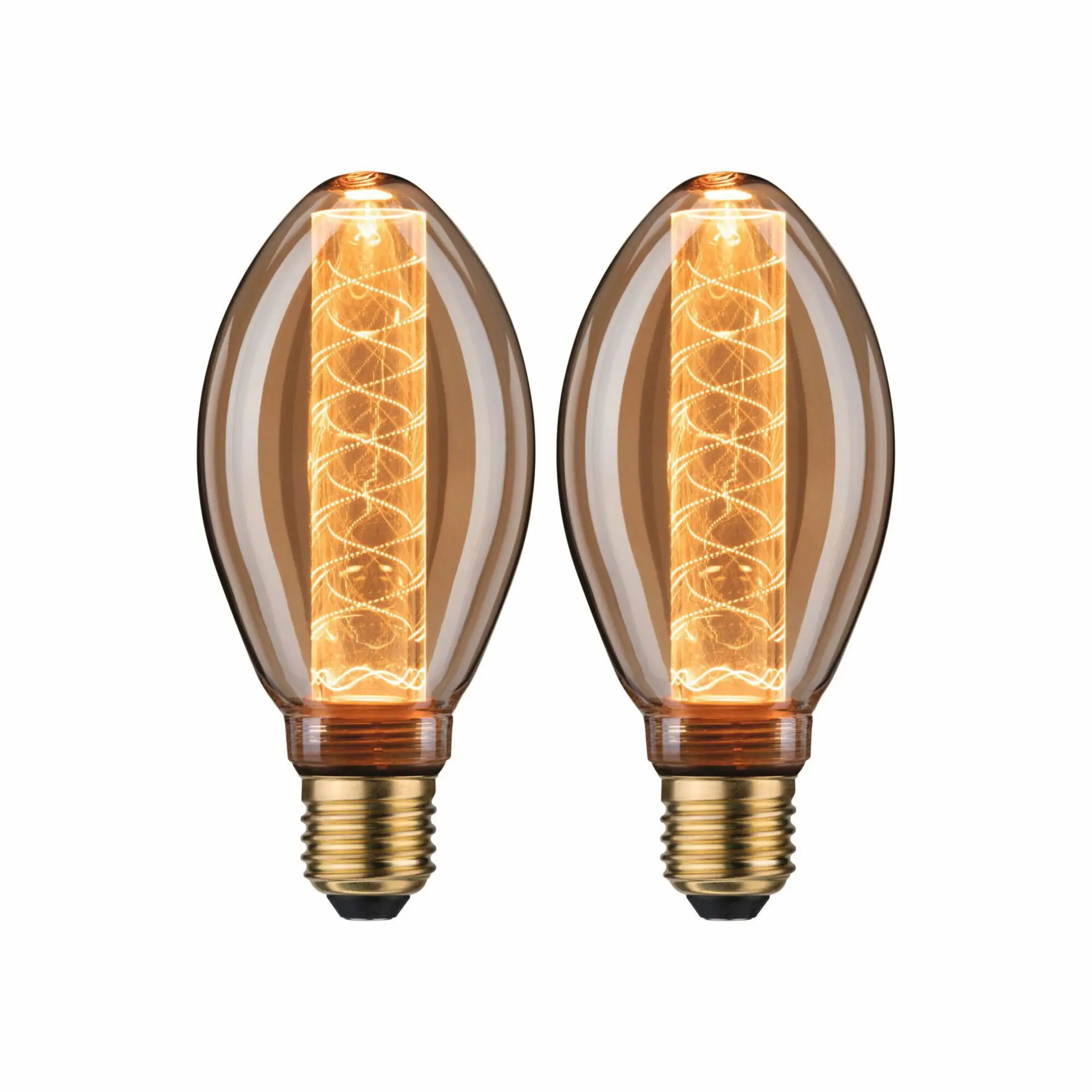 PAULMANN Inner Glow Edition sada LED žárovka E27 230V 2x4W 1800K zlatá spirála
