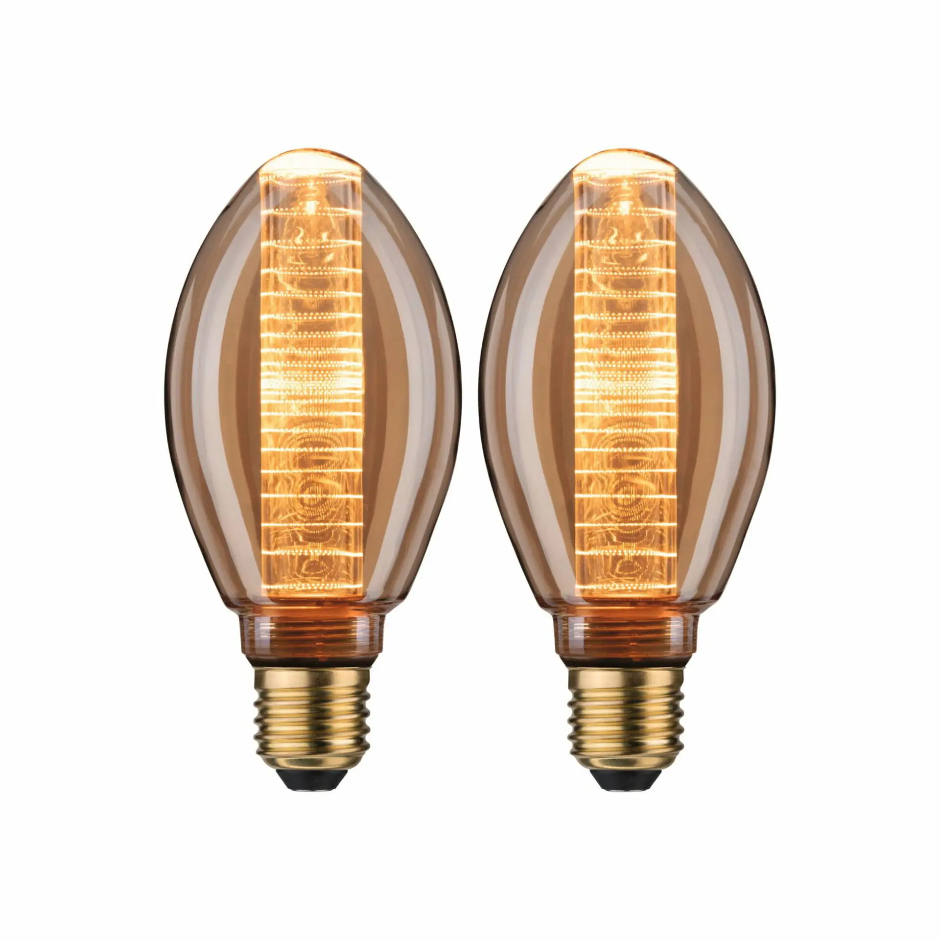P 5073 Inner Glow Edition sada LED žárovka E27 230V 2x4W 1800K zlatá kroužky - PAULMANN
