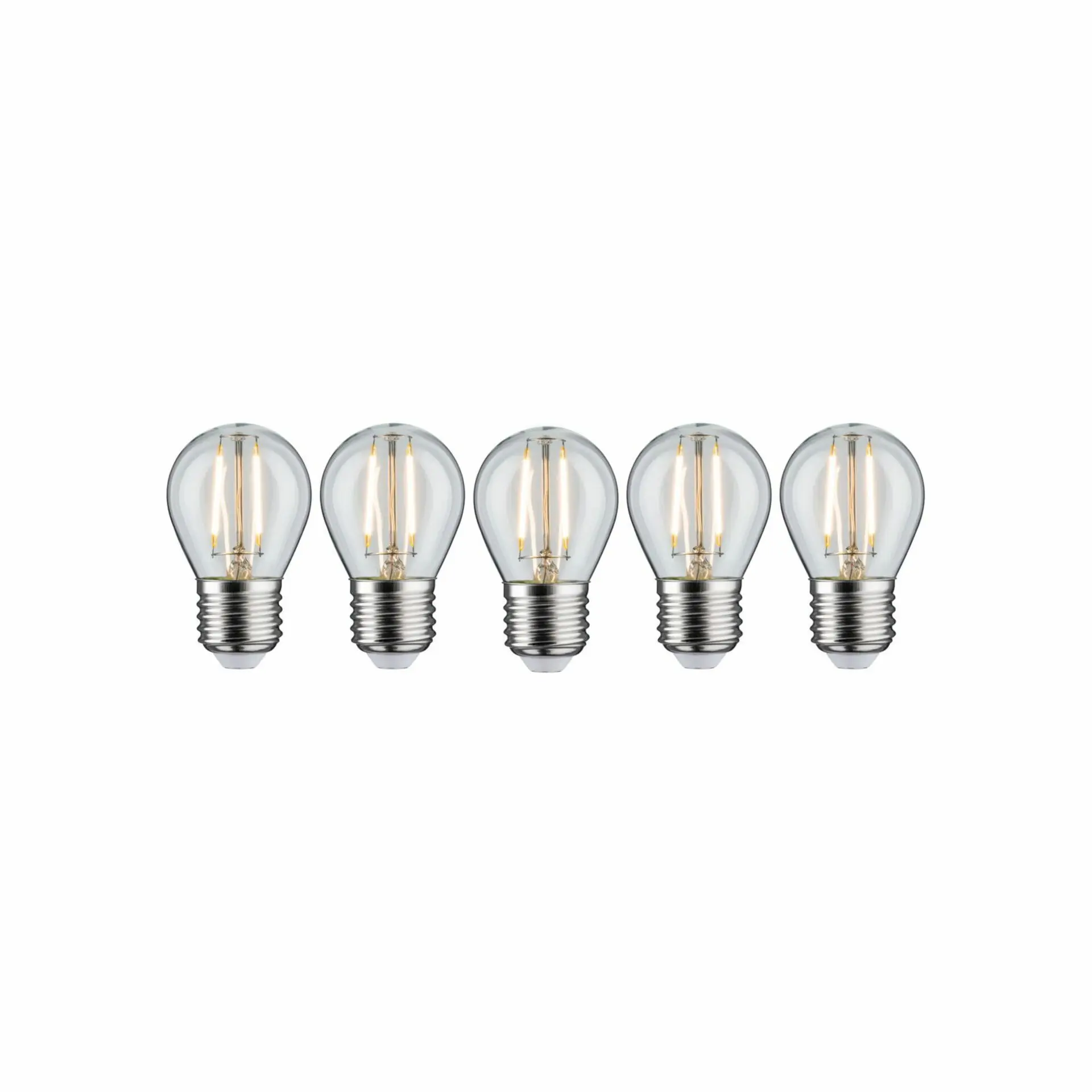 P 5091 Filament set LED kapka E27 230V 5x2,6W 2700K čirá - PAULMANN
