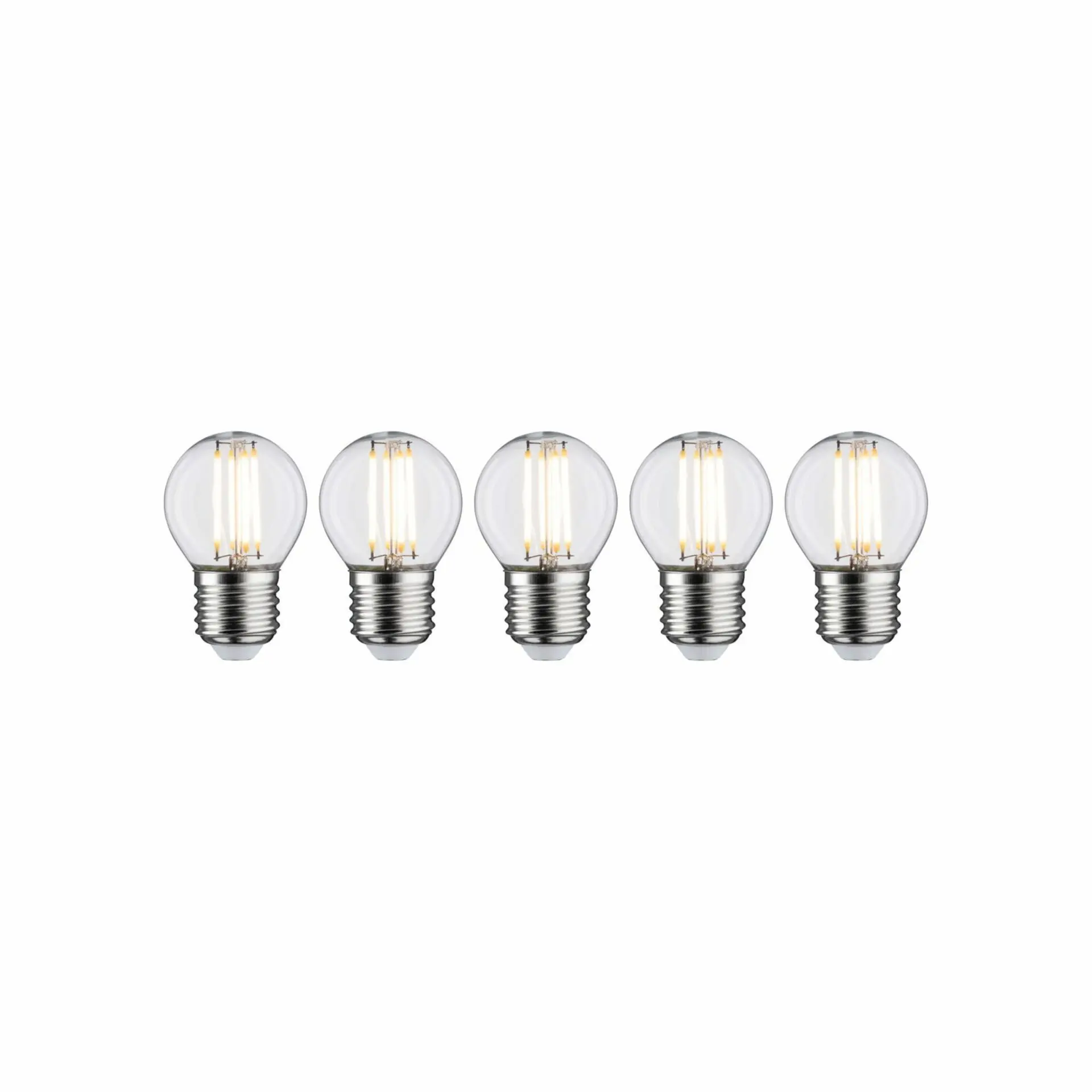 P 5093 Filament set LED kapka E27 230V 5x5W 2700K čirá - PAULMANN