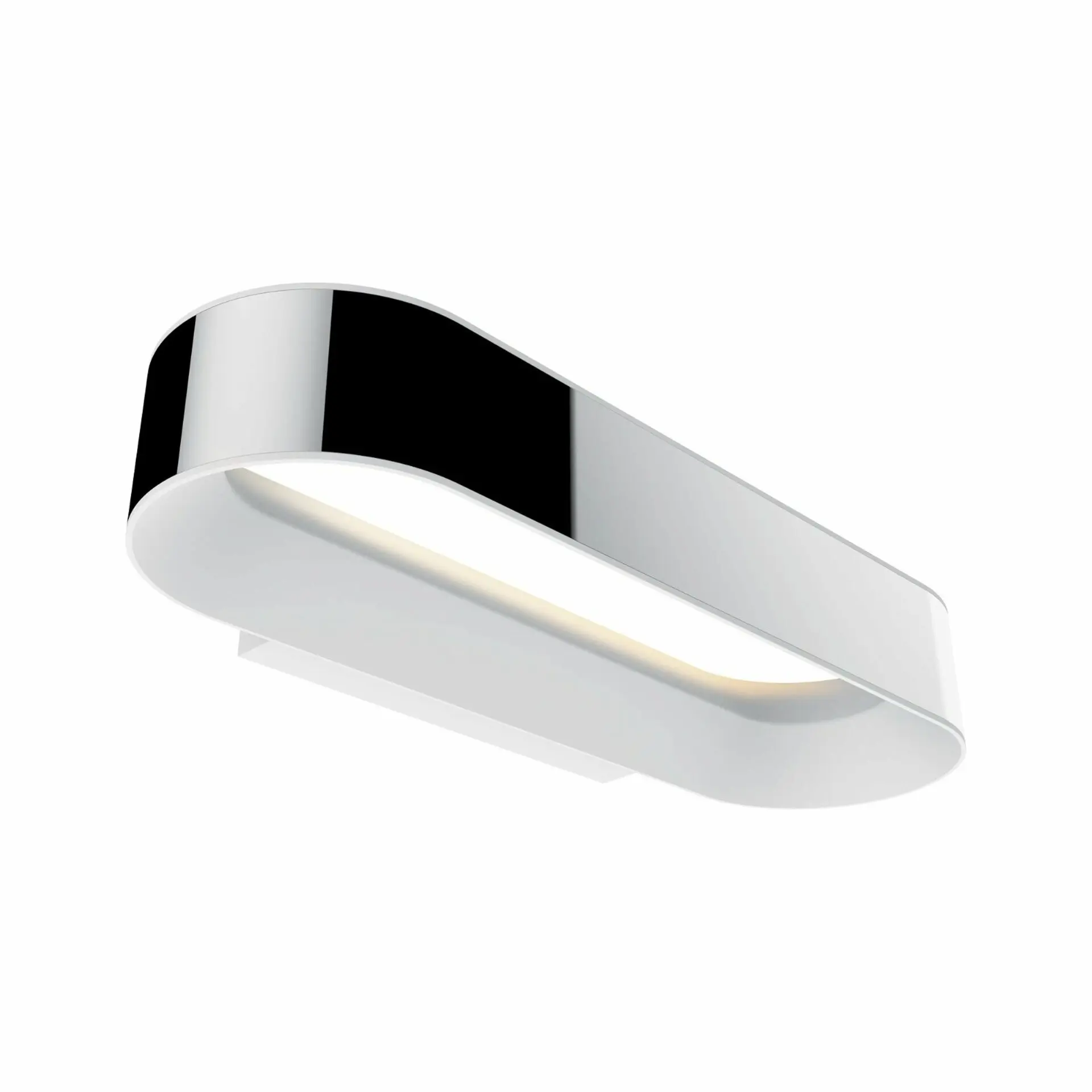 P 70948 LED nástěnné svítidlo Agena IP44 20W chrom/bílá mat stmívatelné - PAULMANN