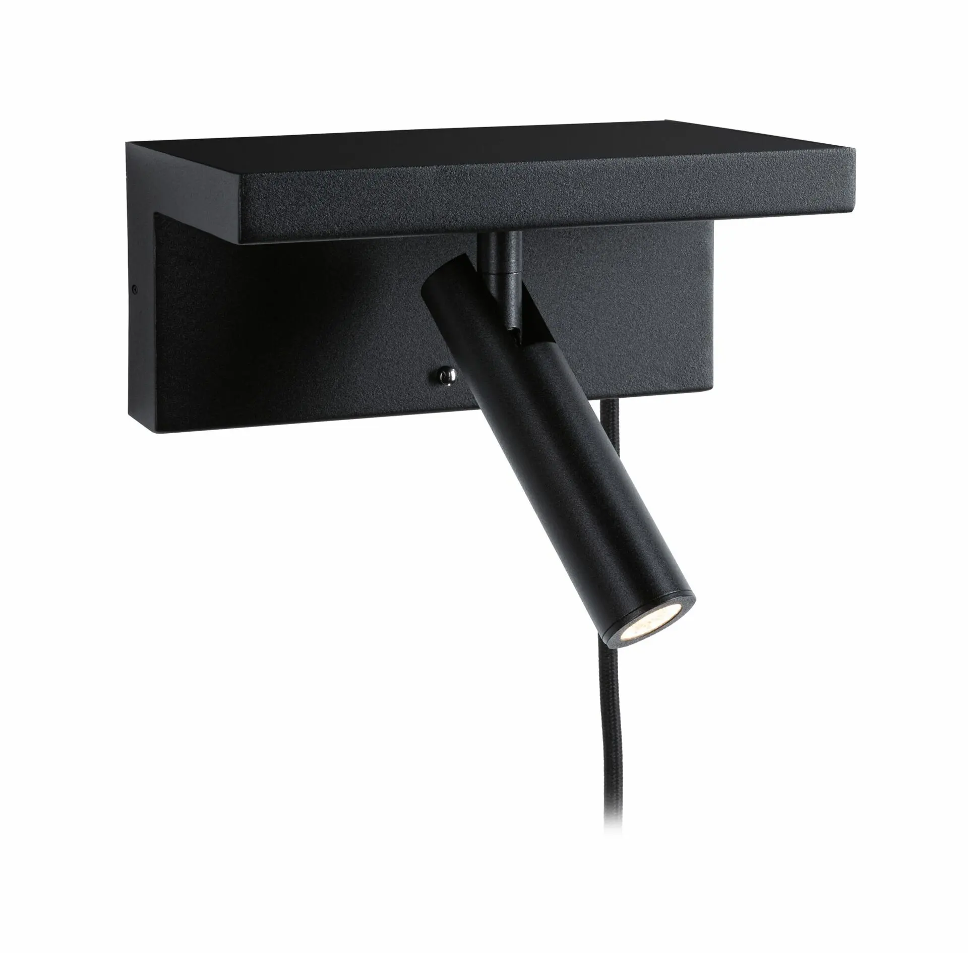 P 71107 LED nástěnné svítidlo 3-krokové-stmívatelné Jerik USB C 3000K 230V 2,4W stmívatelné černá mat - PAULMANN