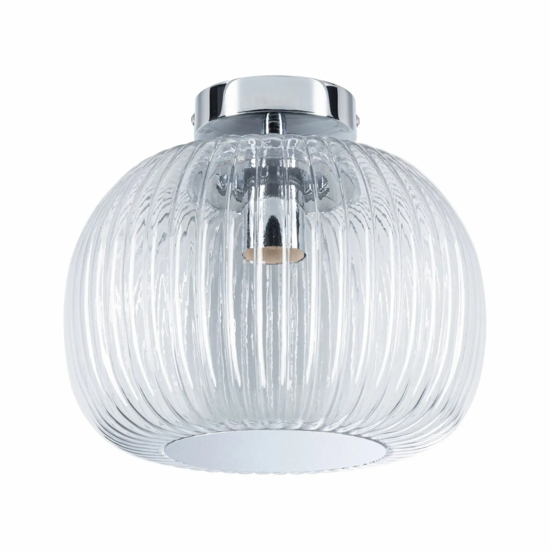 P 71142 LED stropní svítidlo Ruya IP44 E27 230V max. 60W sklo/chrom - PAULMANN