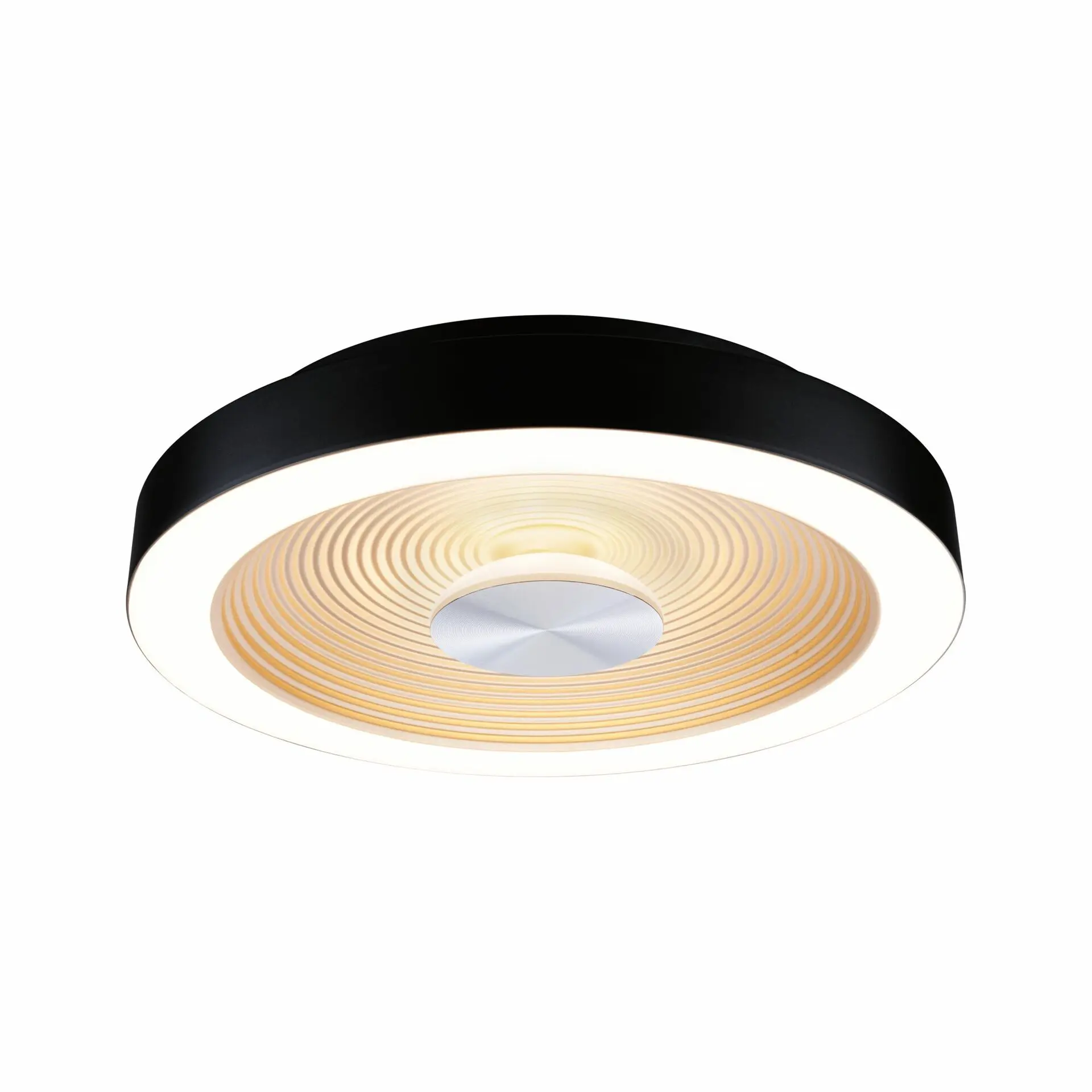P 71178 LED stropní svítidlo Volea IP44 3000K / 230V 3,5 / 13W stmívatelné černá/zlatá - PAULMANN