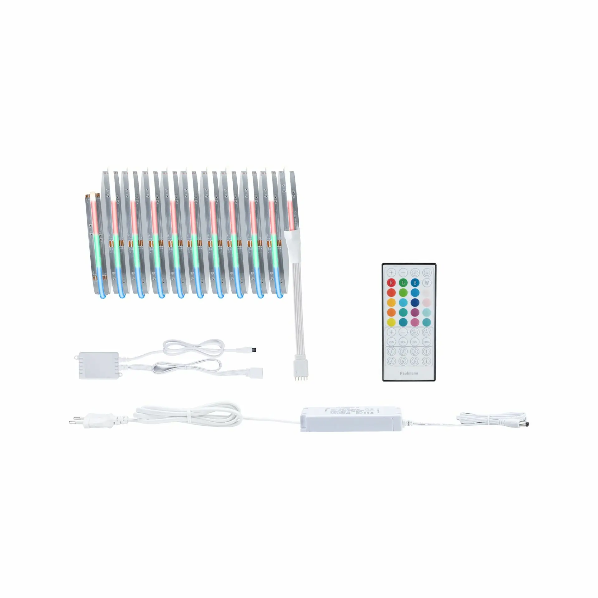 PAULMANN MaxLED 500 LED Strip RGBW základní sada 3m 18W 530lm/m 896 LEDs/m RGBW+ 36VA