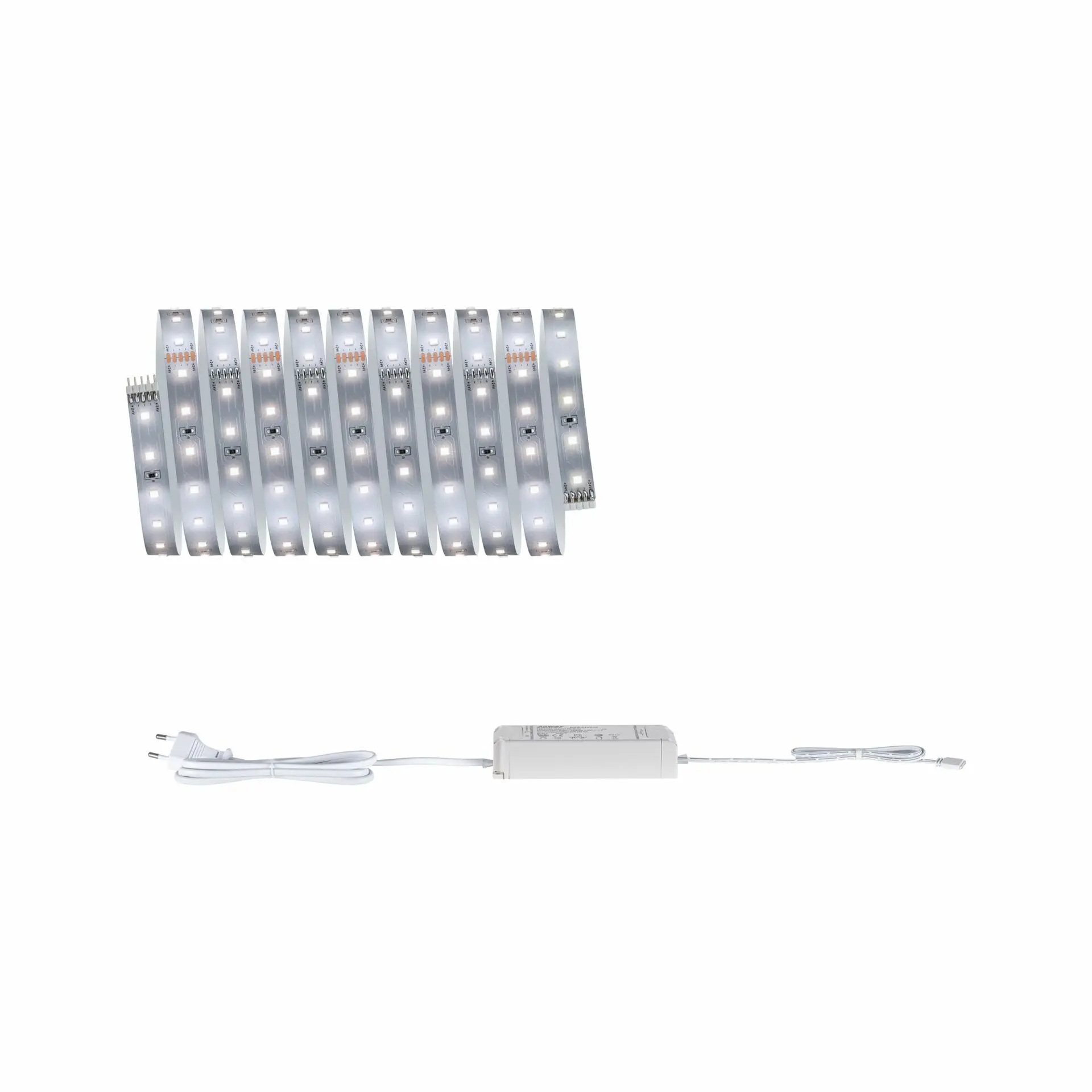 PAULMANN MaxLED 500 LED Strip neutrální bílá základní sada 3m 11W 550lm/m 64 LEDs/m 4000K 30VA