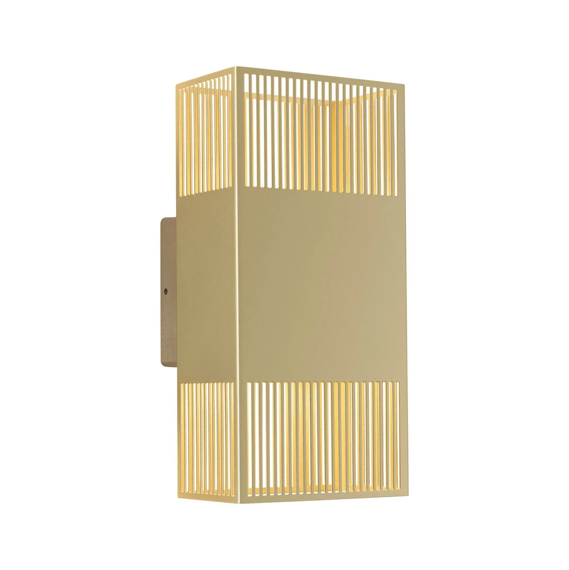 PAULMANN LED nástěnné svítidlo Tharin IP44 3000K 120x250mm 2x3,7W zlatá