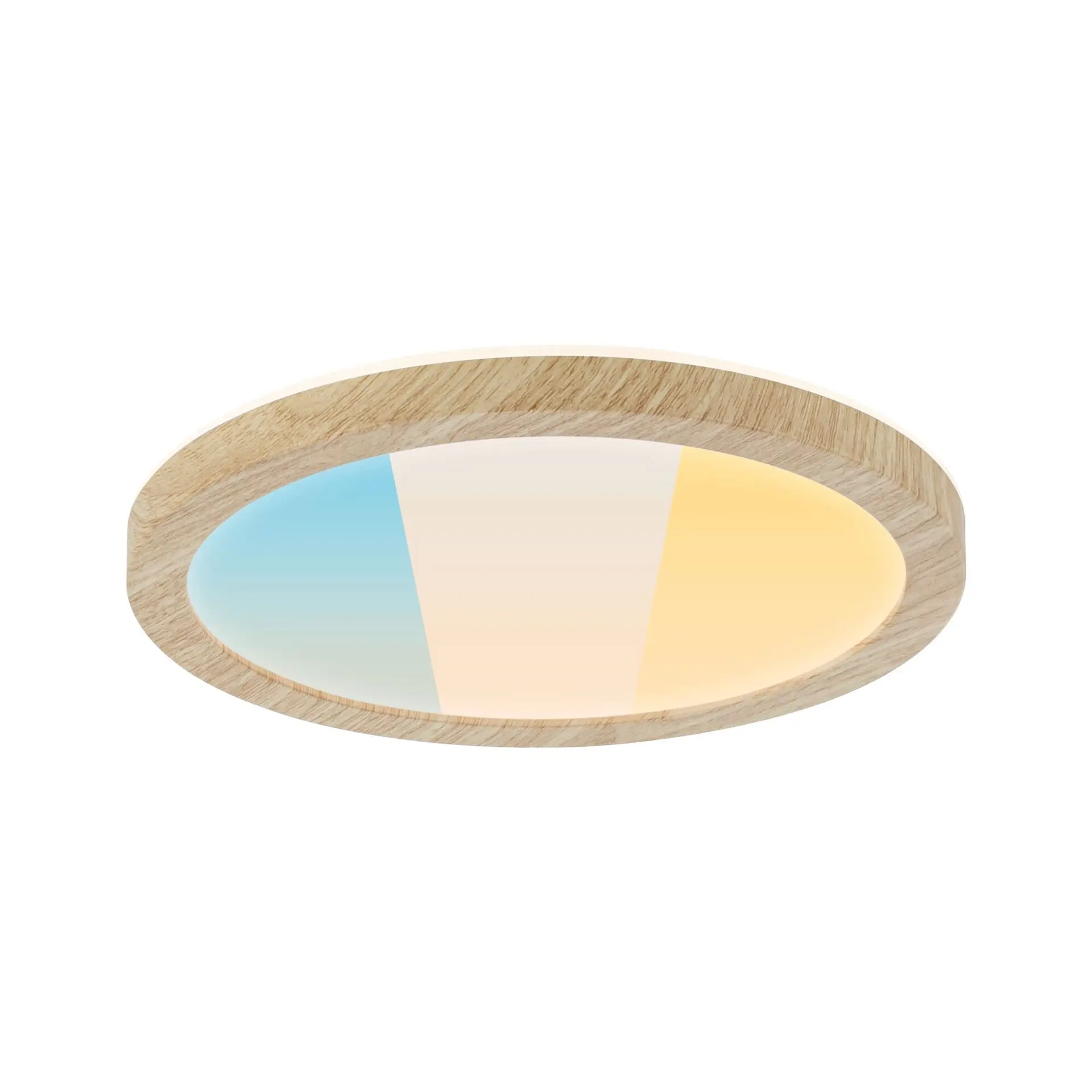 PAULMANN LED Panel Atria Shine IP44 kruhové 190mm 7,6W 3000 - 6500K design dřevo