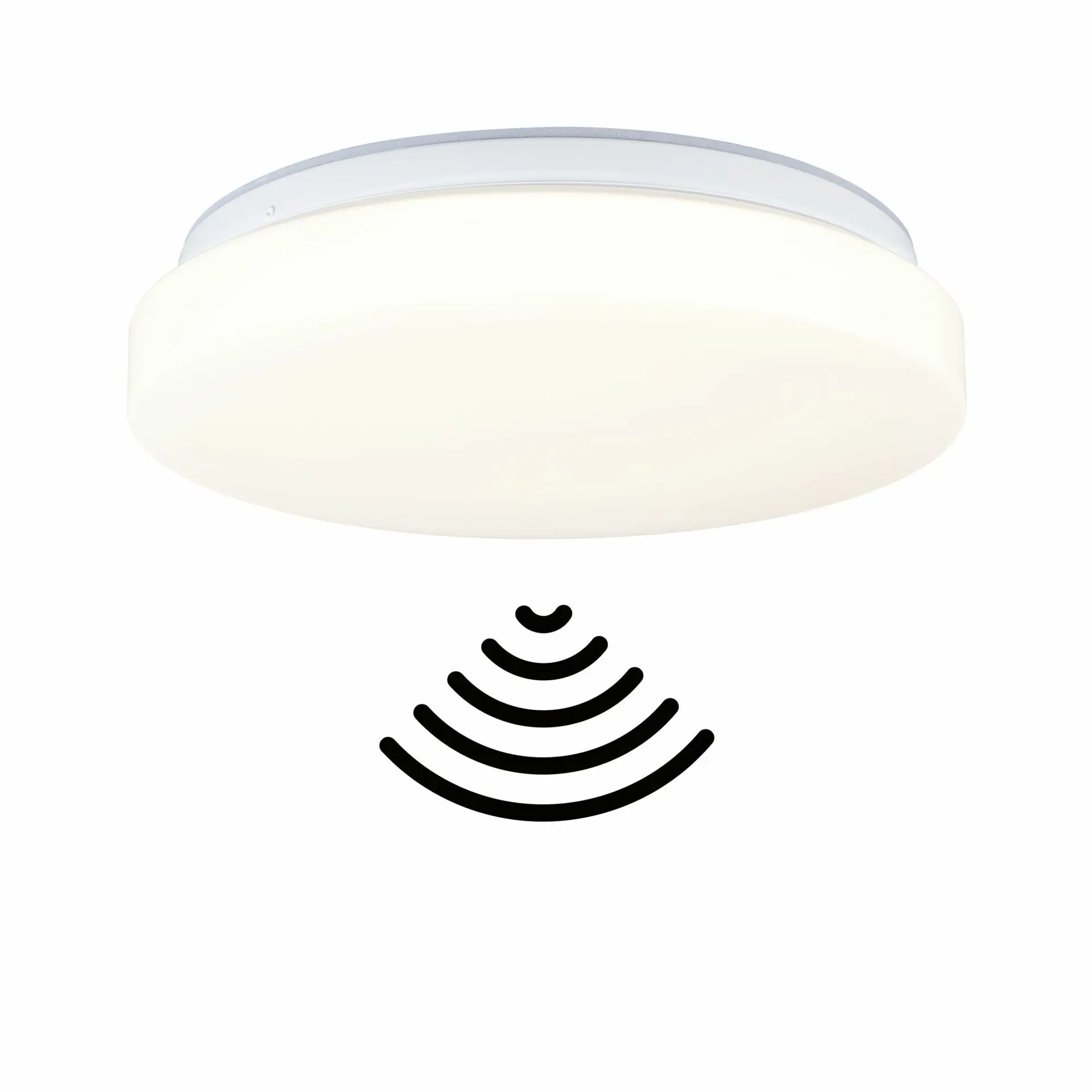 PAULMANN LED stropní svítidlo Luiana soumrakové a pohybové čidlo (HF) IP44 3000 - 5700K 230V 16,5W bílá