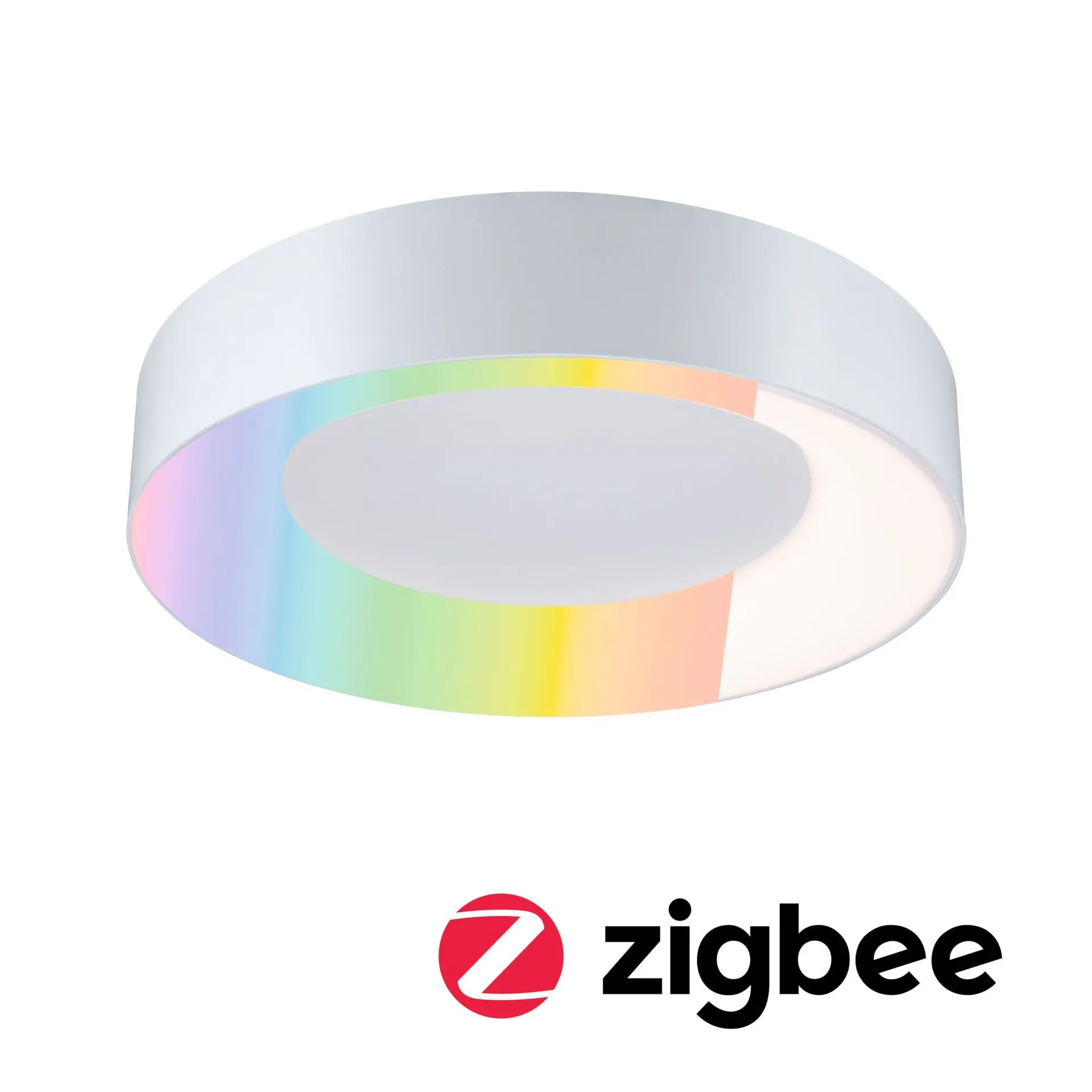 PAULMANN LED stropní svítidlo Smart Home Zigbee 3.0 Casca IP44 RGBW+ 230V 20W bílá mat