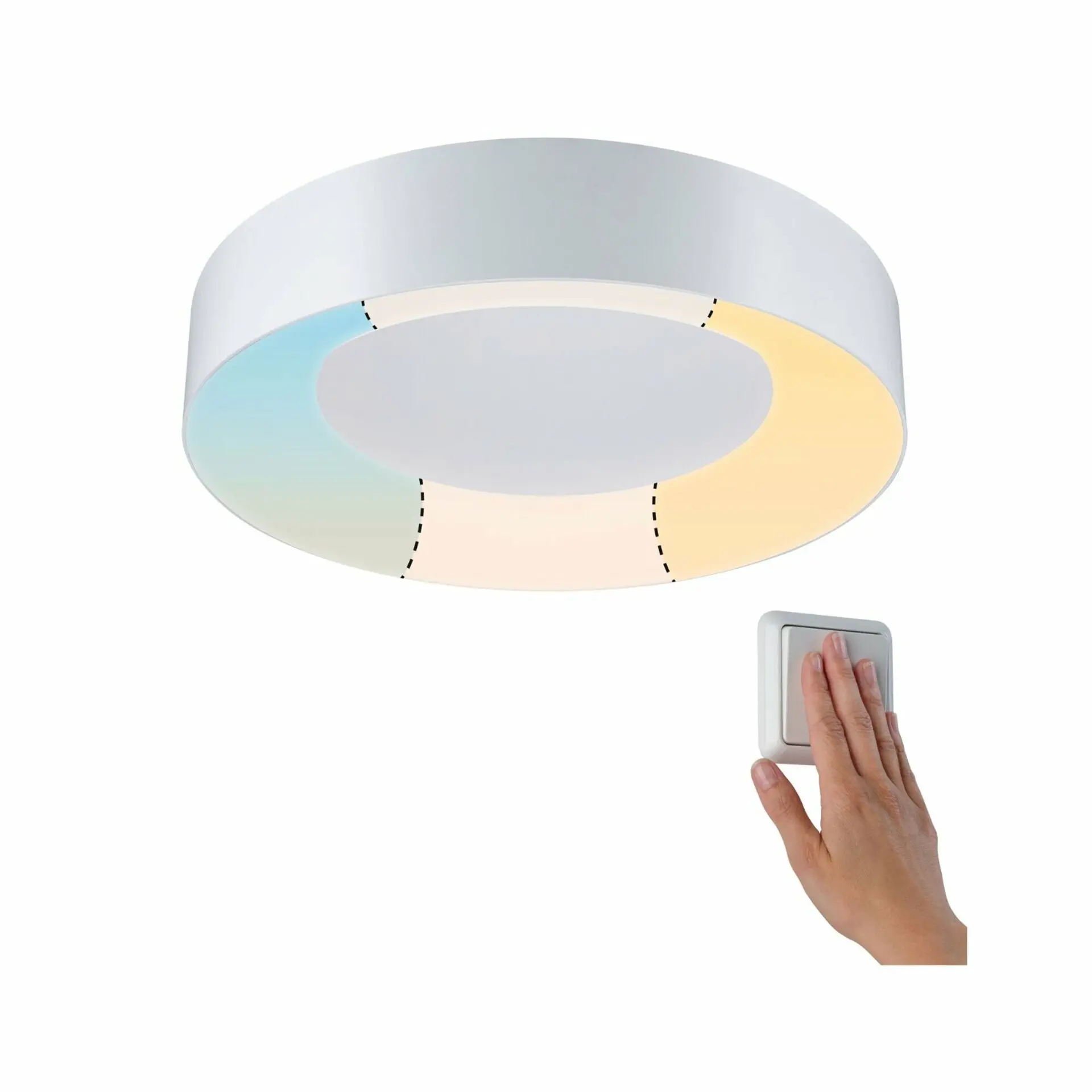 P 78947 HomeSpa LED stropní svítidlo Casca bílá 23W WhiteSwitch 3.000K - PAULMANN