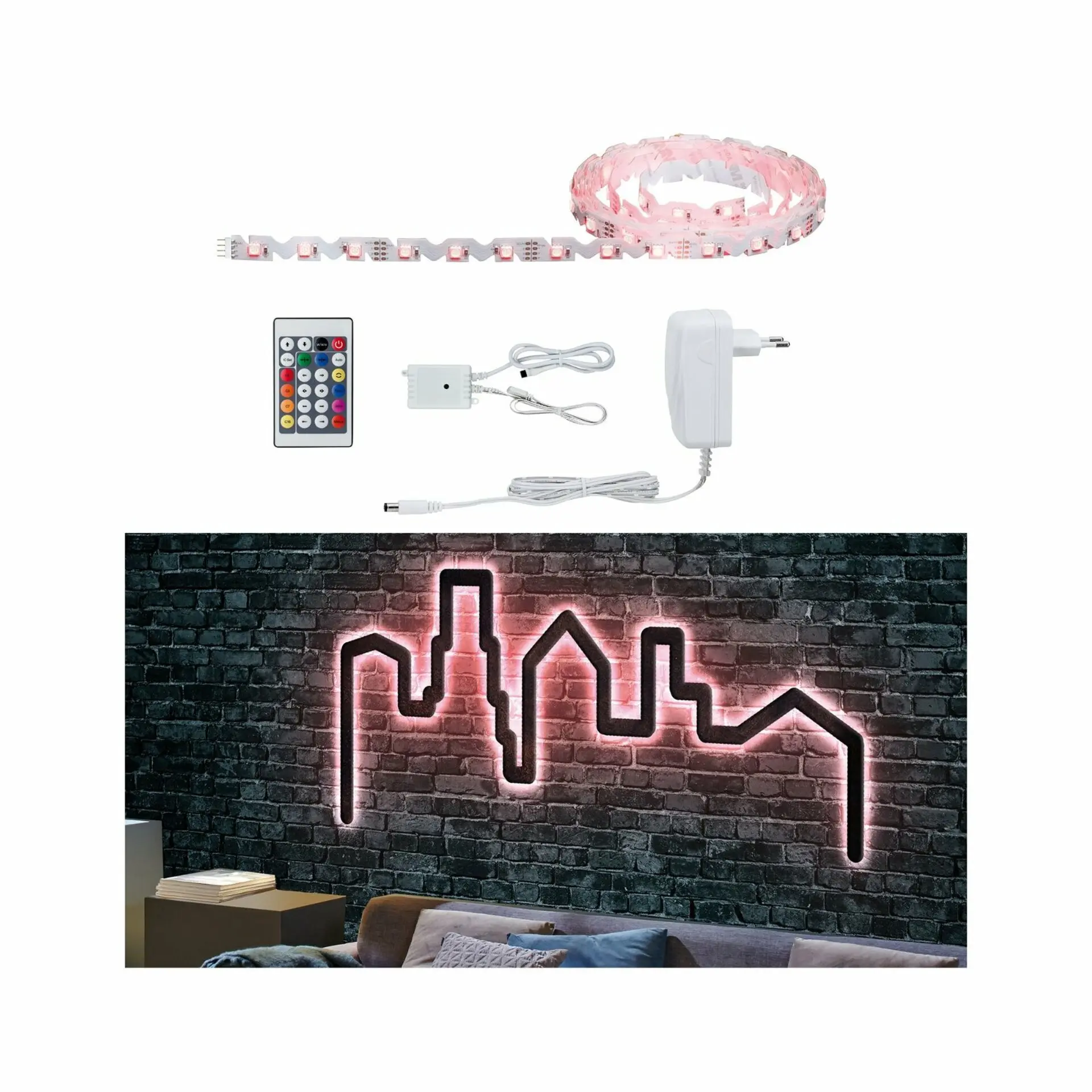 P 78965 FlexLED 3D základní sada 3m RGB - PAULMANN