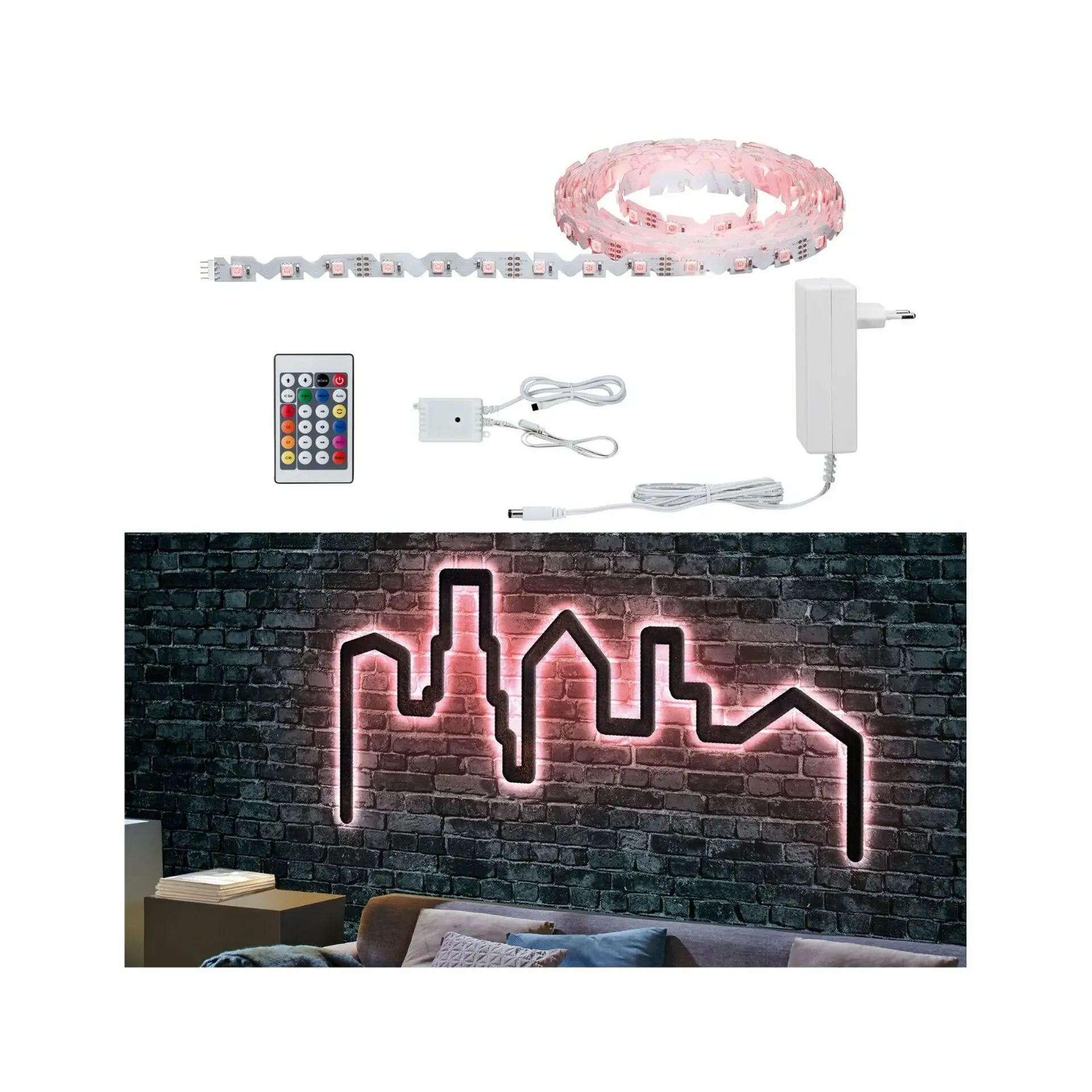 P 78966 FlexLED 3D základní sada 5m RGB - PAULMANN