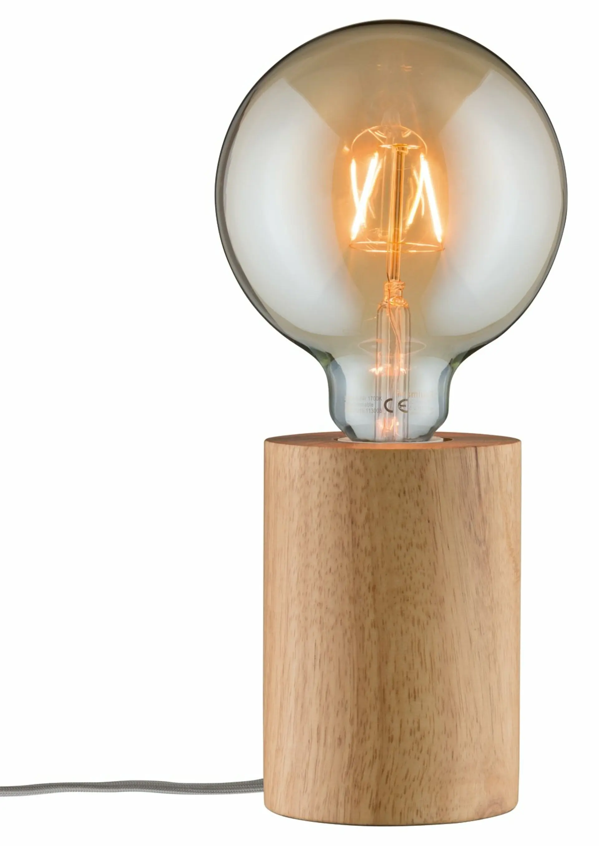 VÝPRODEJ VZORKU Paulmann stolní lampa Neordic Talin 1-ramenné dřevo 796.40 P 79640
