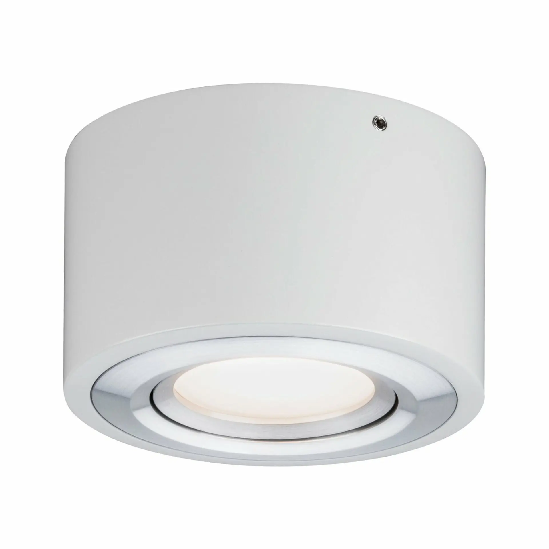 P 79708 LED stropní svítidlo Argun 1-ramenné 4,8W bílá mat/hliník kartáčovaný - PAULMANN