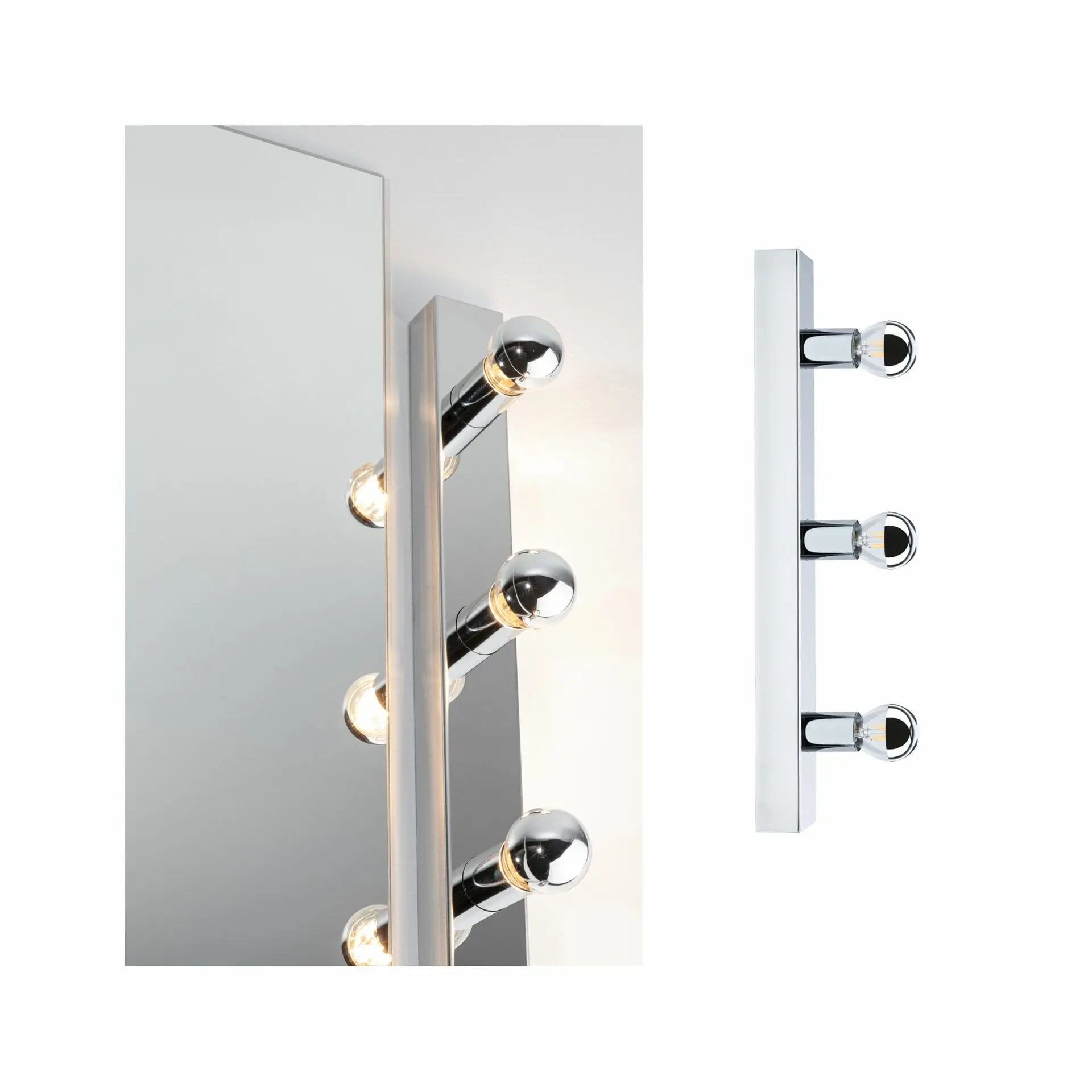 PAULMANN Svítidlo k zrcadlu Regula II IP44 E14 230V max. 3x40W chrom