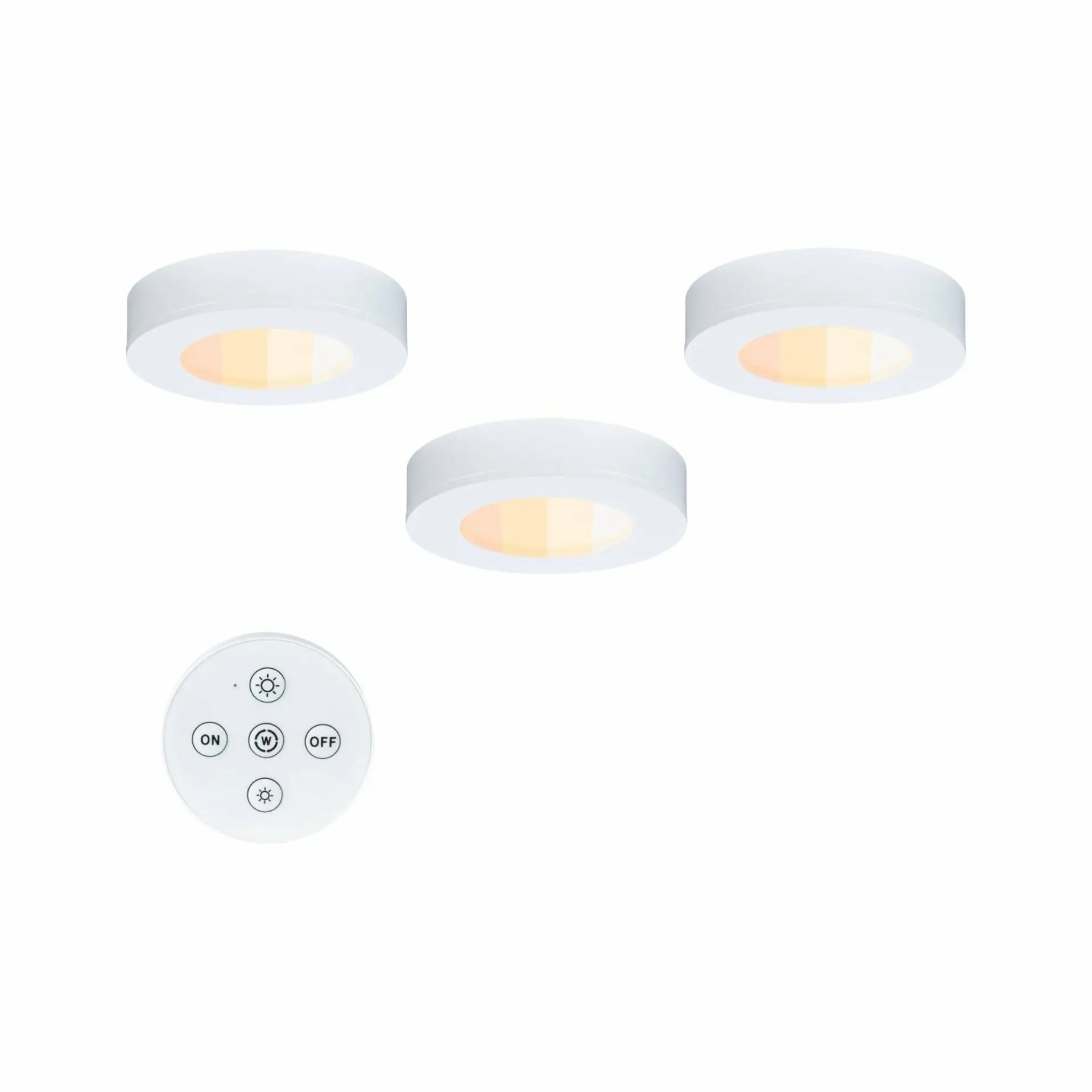 P 92127 LED podskříňkové svítidlo Batuno 3x2,1W 70mm 230/24V bílá - PAULMANN