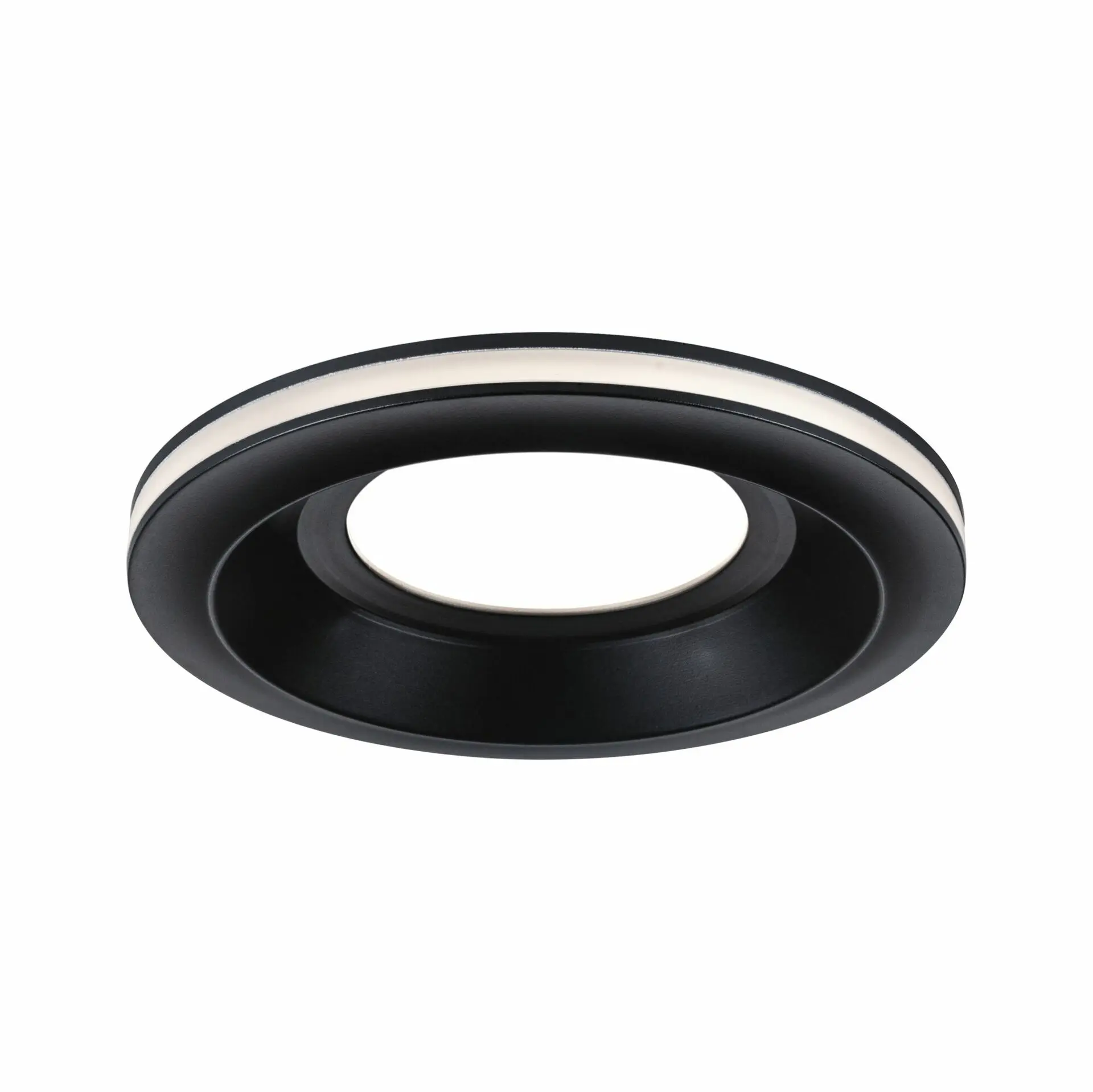 P 92251 LED vestavné svítidlo Sormus samostatné svítidlo IP65 kruhové 100mm 4,8W / 1,5W / 230V 3000K černá - PAULMANN