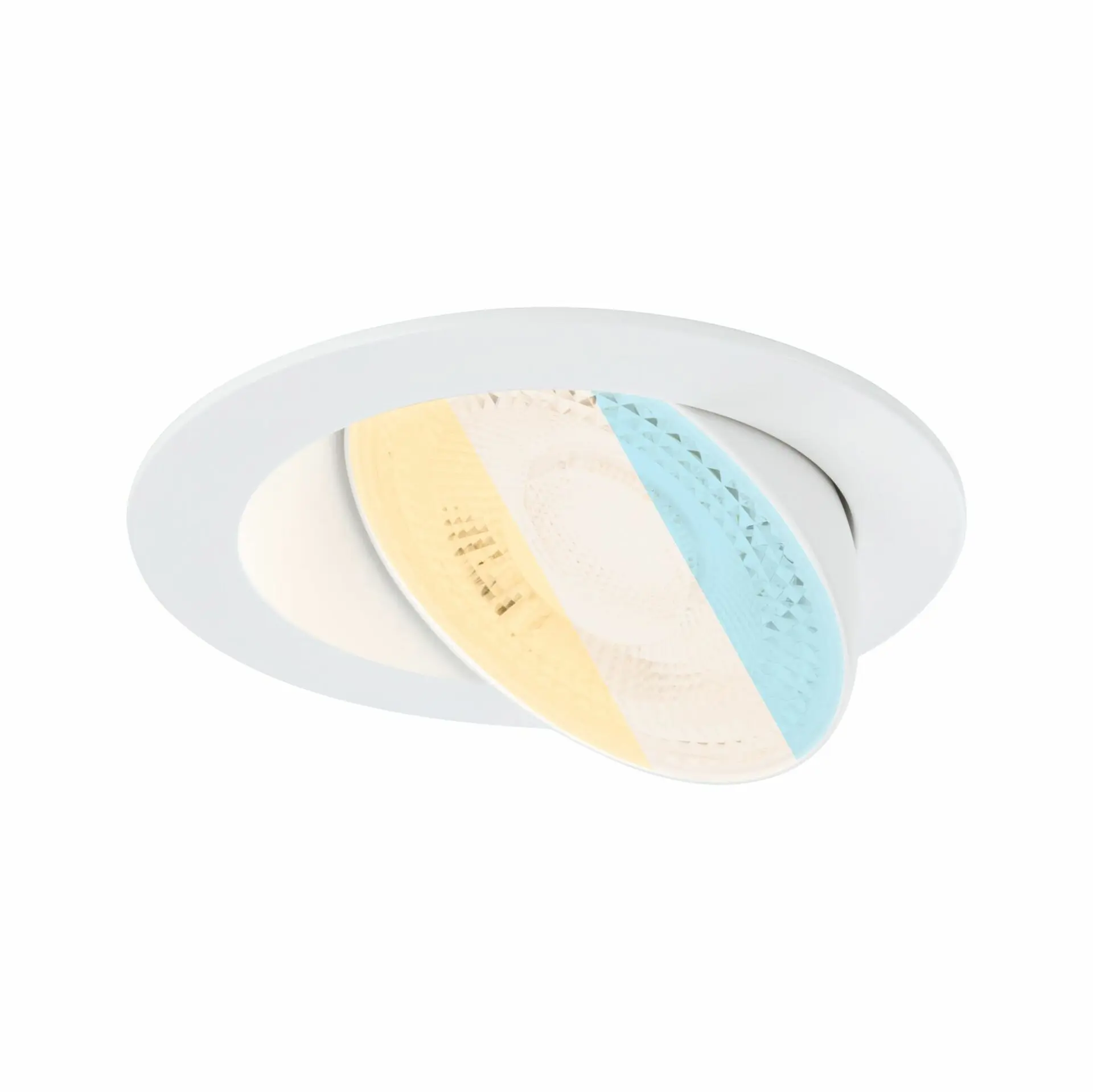 P 92253 LED vestavné svítidlo White Select Aumus spot kruhové 105mm 90° 5W 230V stmívatelné 2700 - 6500K bílá - PAULMANN