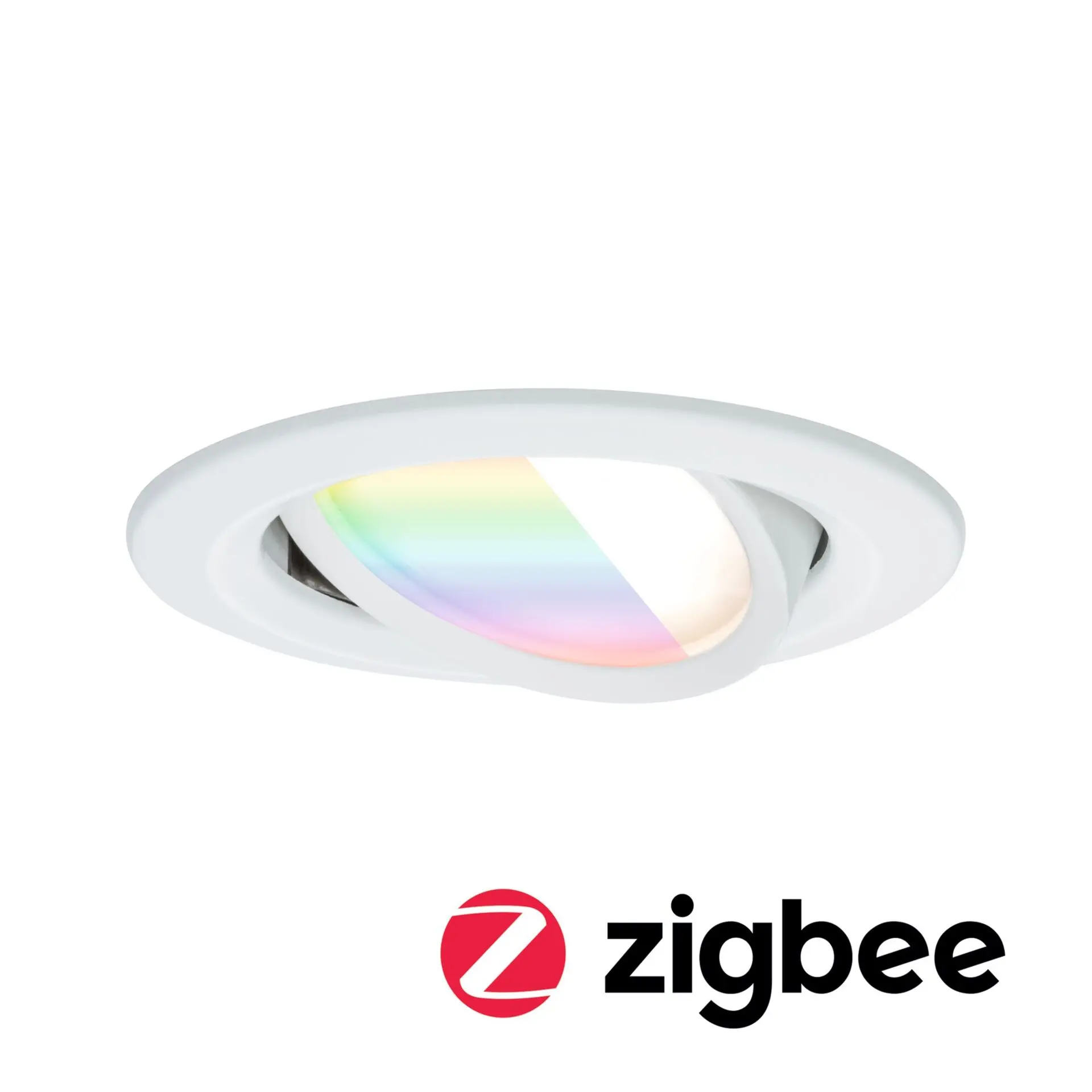 PAULMANN LED vestavné svítidlo Nova Coin kruhové 84mm 50° RGBW+ 6W 230V bílá mat hliník