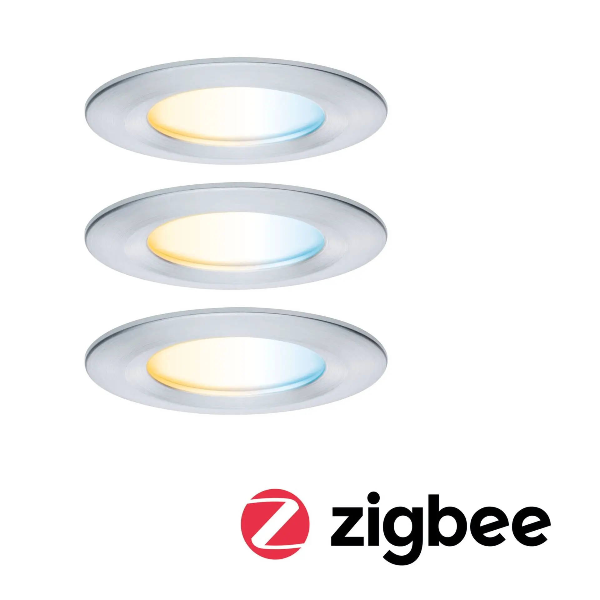 PAULMANN LED vestavné svítidlo Nova Coin IP44 kruhové 78mm měnitelná bílá 3x6W 230V hliník broušený hliník
