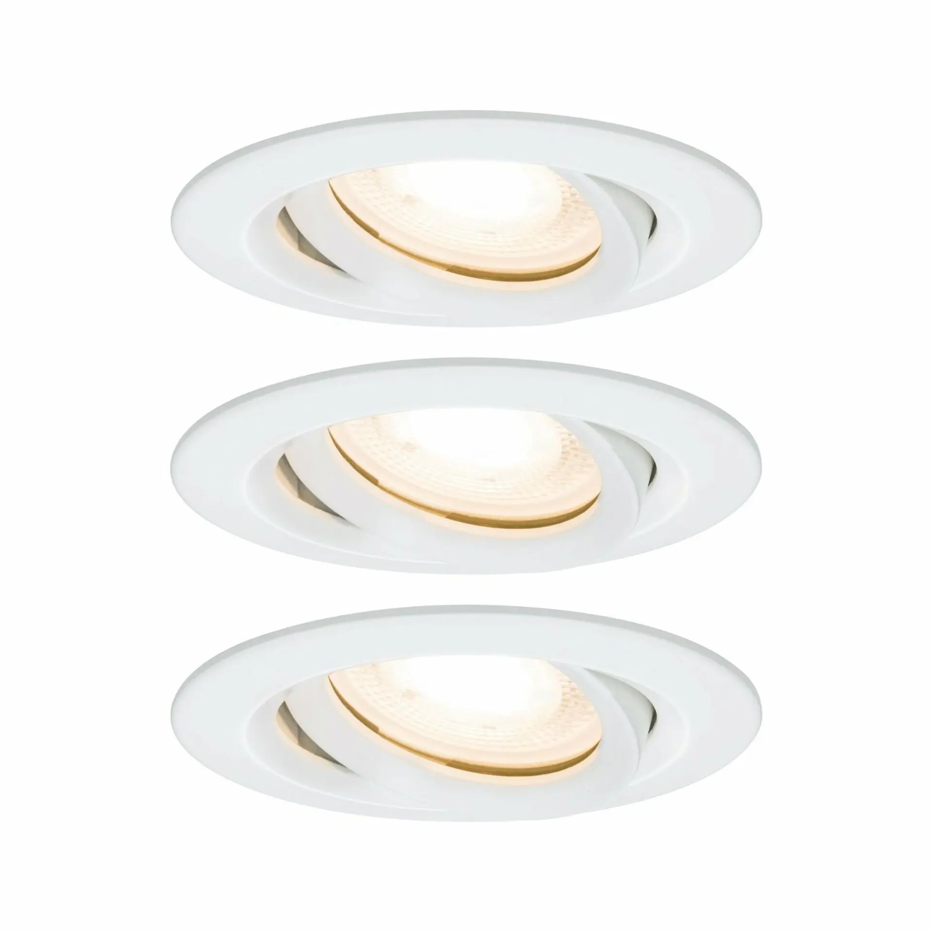 PAULMANN Vestavné svítidlo LED Nova kruhové 3x7W GU10 bílá mat nastavitelné 928.98 P 92898