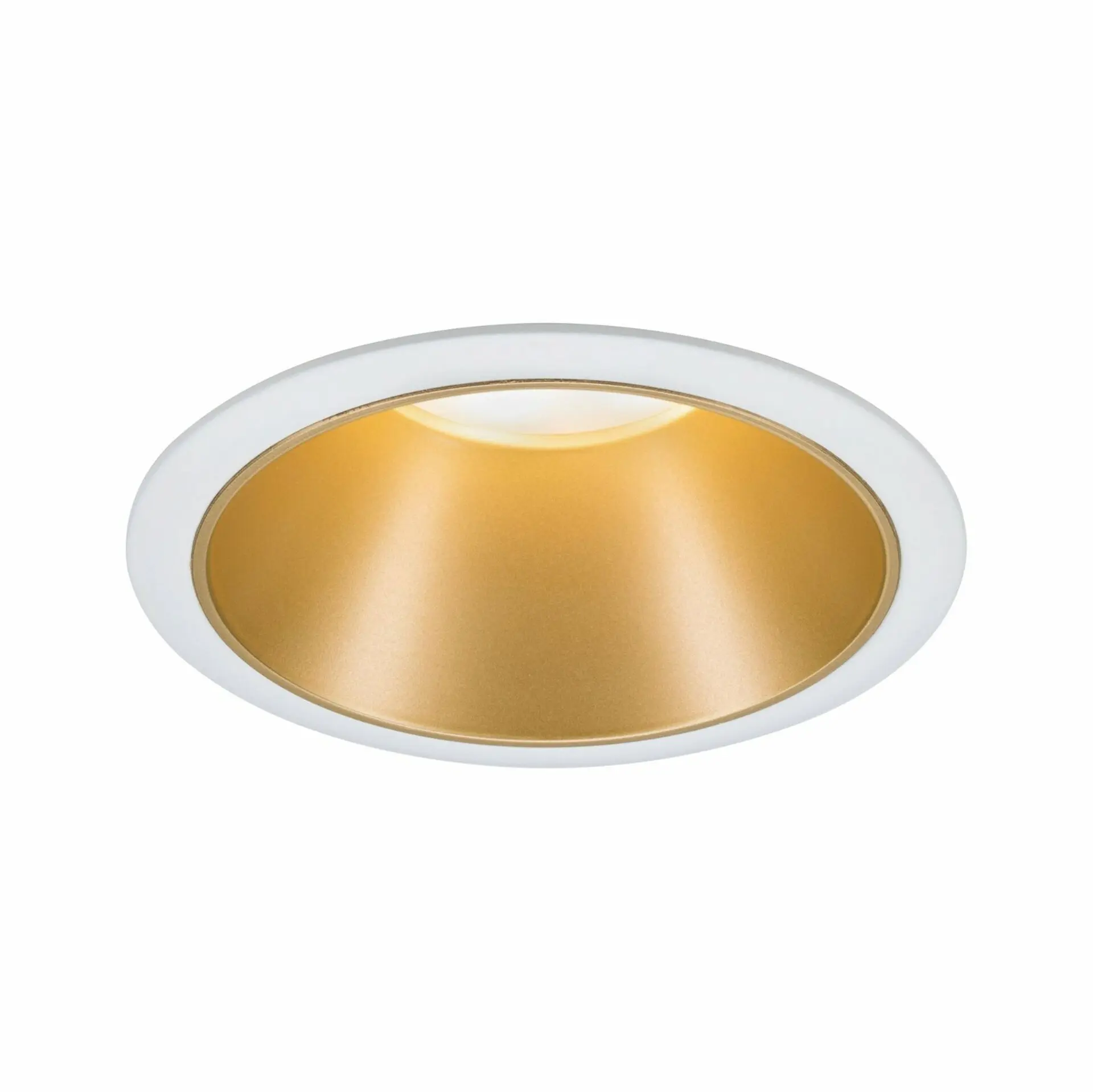 P 93396 Vestavné svítidlo Cole GU10 max. 10W bílá/zlatá mat - PAULMANN